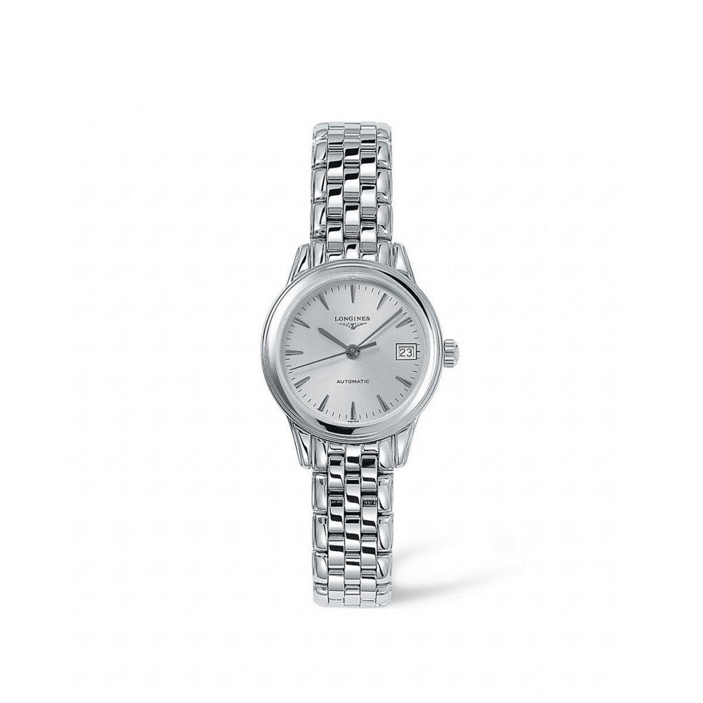 LONGINES Flagship Automatic Stainless Steel Silver Dial Ladies Watch L42744726