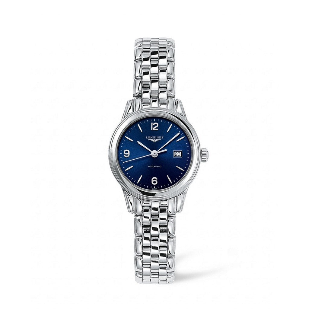 LONGINES Flagship Automatic Stainless Steel Blue Dial Ladies Watch L43744966