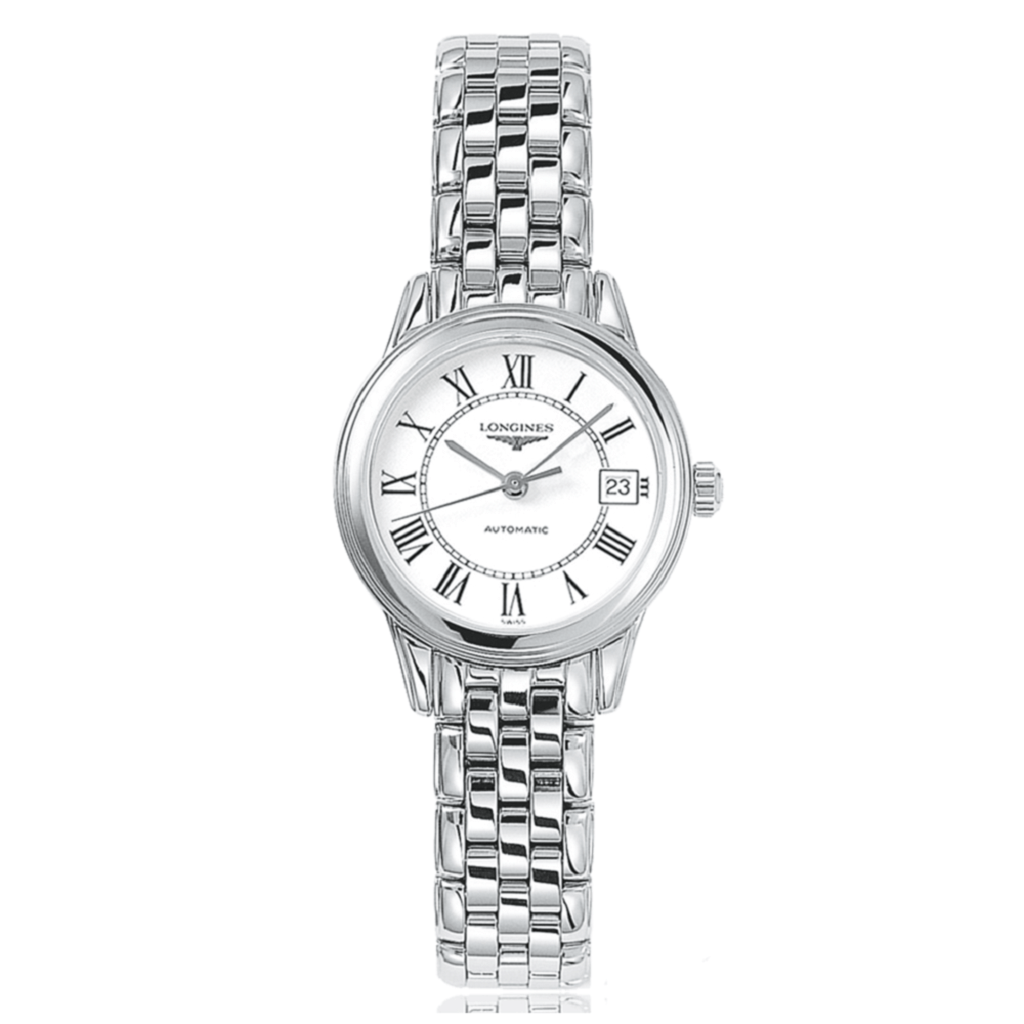 LONGINES Flagship Automatic Stainless Steel White Dial Ladies Watch L42744216