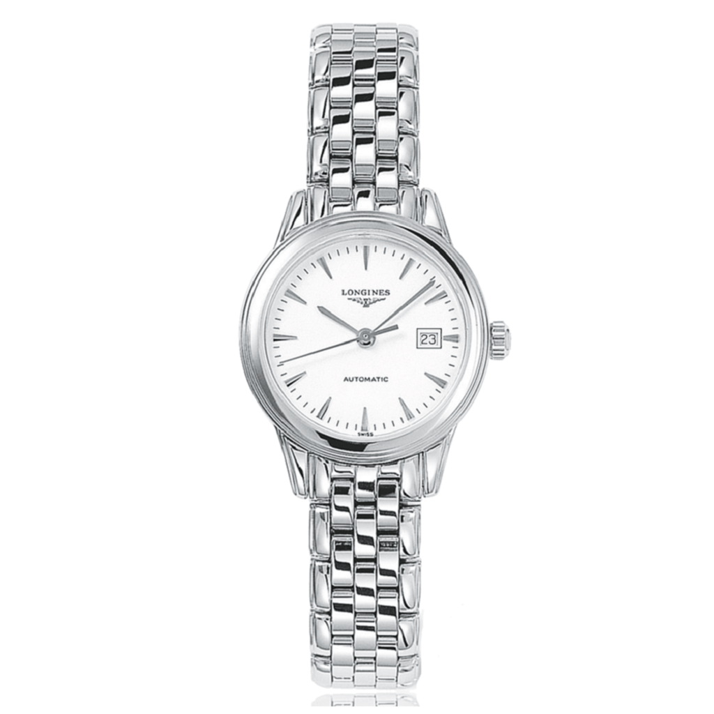 LONGINES Flagship Automatic Stainless Steel White Dial Ladies Watch L43744126