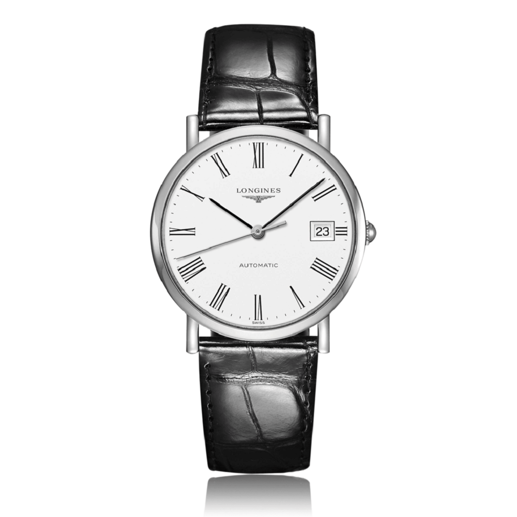 LONGINES Elegant Collection Automatic Stainless Steel White Dial Mens Watch L48094112