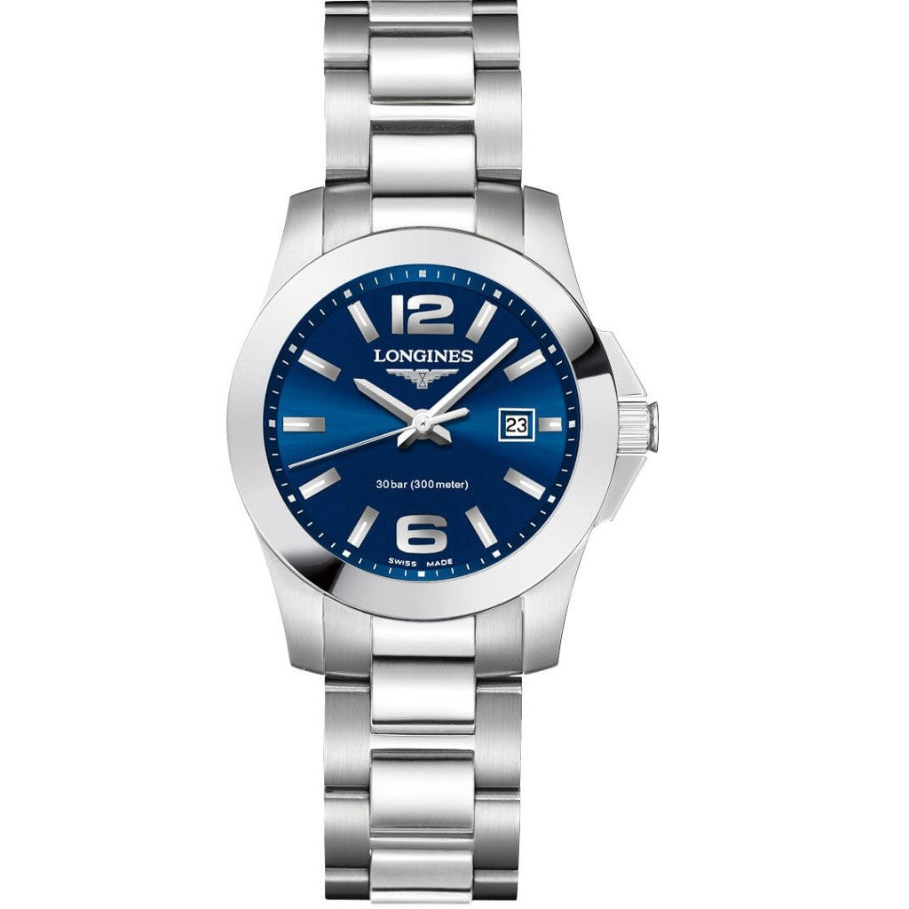 Longines Conquest Automatic Stainless Steel Blue Dial Ladies Watch L33764966