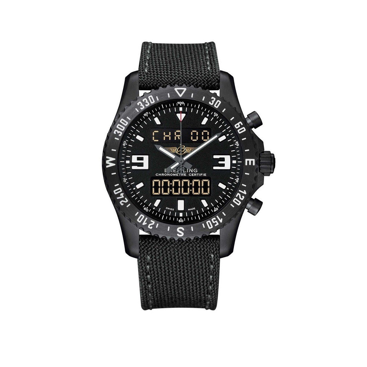 Breitling military sales rubber strap