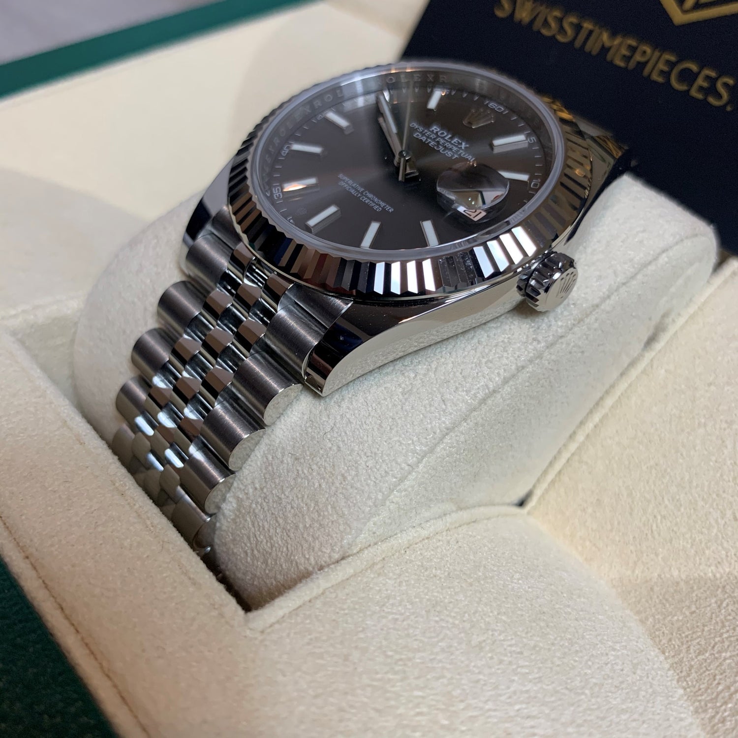 Rolex Datejust 41 126334 Rhodium Dial Watch Brand New