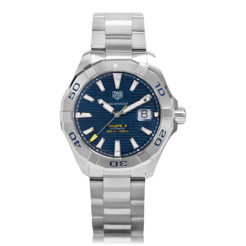 TAG HEUER Aquaracer Automatic Stainless Steel Blue Dial Mens Watch WAY2012.BA0927