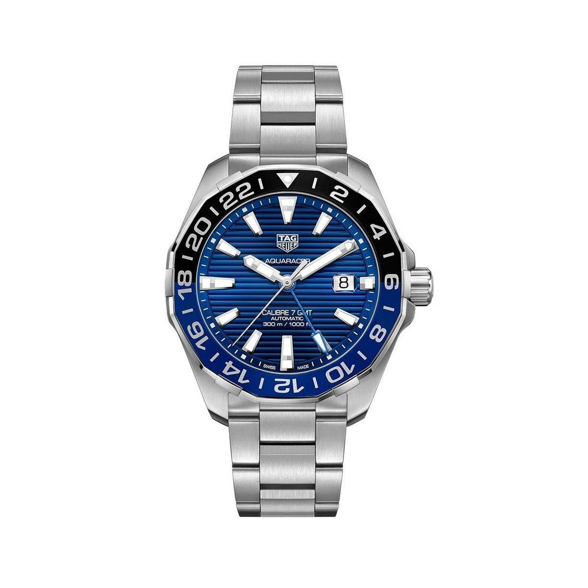 TAG HEUER Aquaracer Calibre 7 Stainless Steel Mens Watch - WAY201T.BA0927