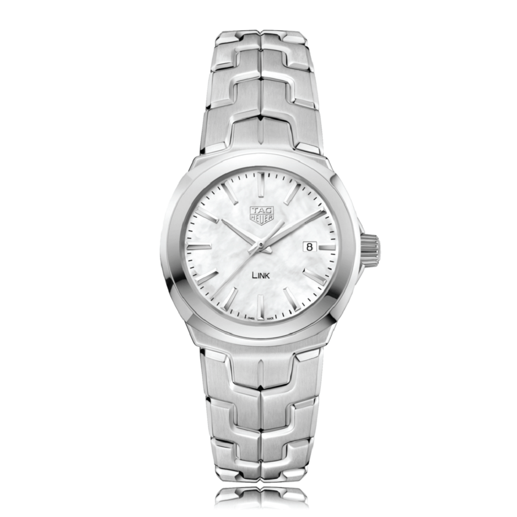 TAG HEUER Link Quartz Stainless Steel Mother-Of-Pearl Dial Ladies Watch WBC1310.BA0600