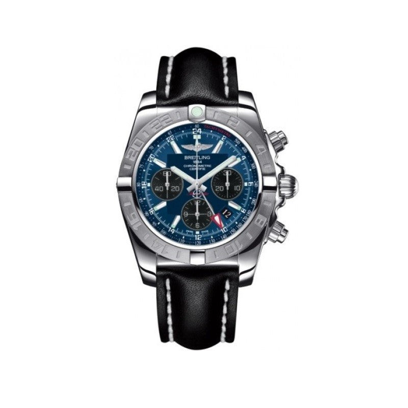 BREITLING Chronomat 44 GMT Blue Automatic Mens Watch AB042011/C852 732P