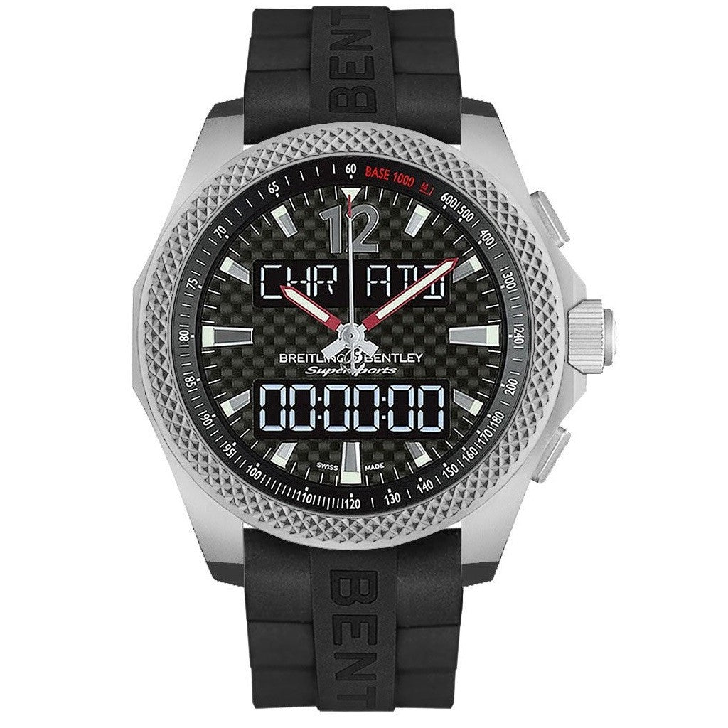 BREITLING For Bentley Quartz Titanium Black Dial Mens Watch EB552022/BF47 285S+E20DSA.4