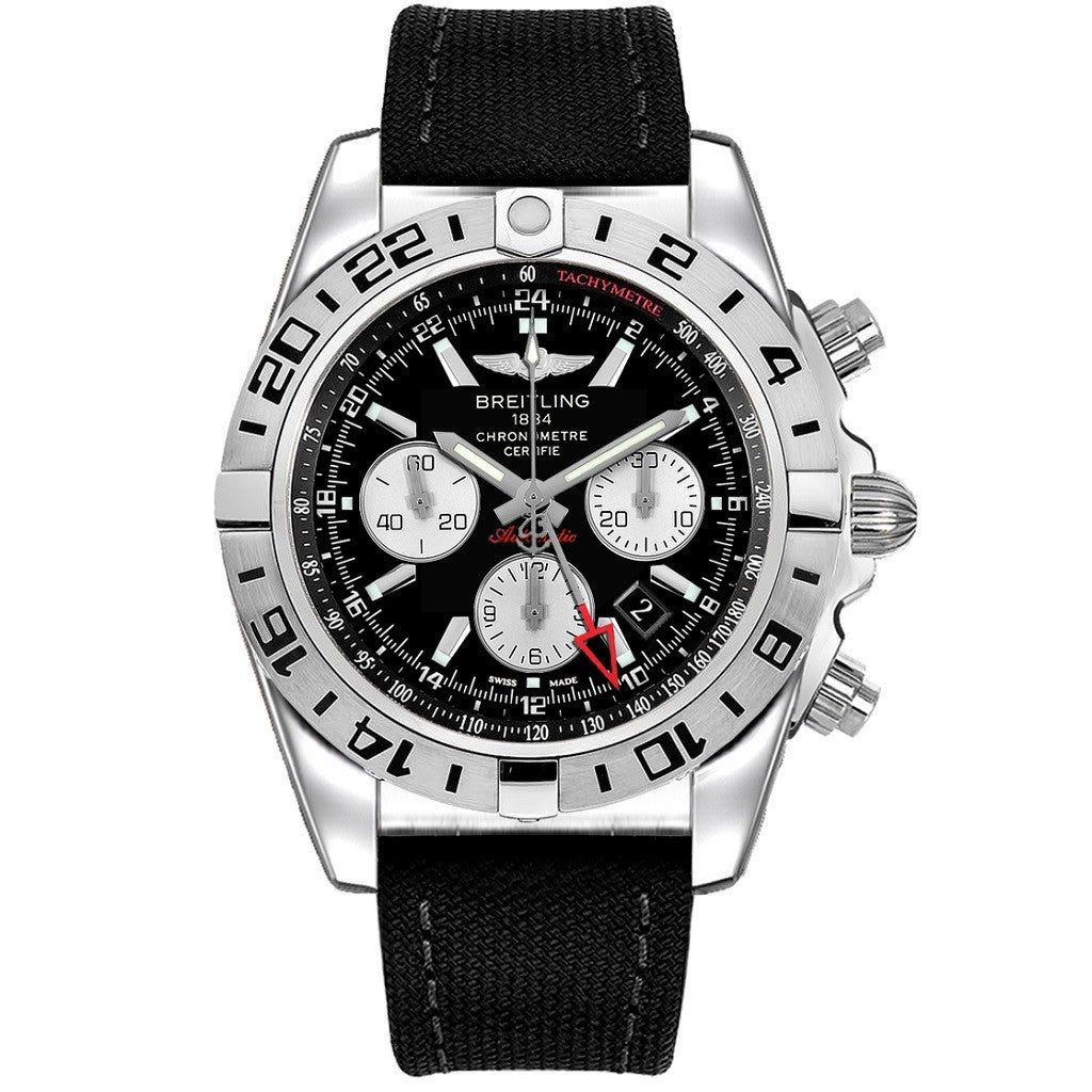BREITLING Chronomat 44 GMT Steel Automatic Mens Watch AB0420B9/BB56 101W