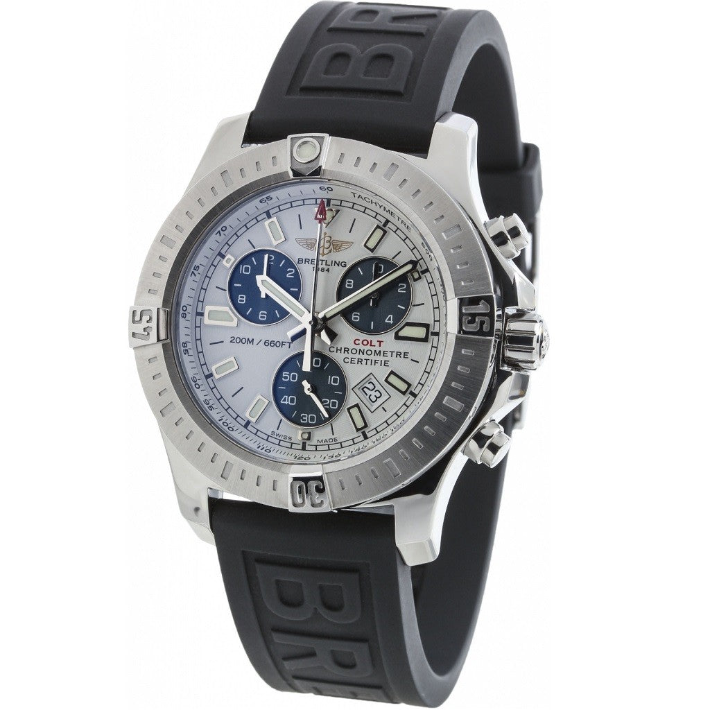 BREITLING Colt Quartz Stainless Steel Silver Dial Unisex Watch A7338811/G790 152S