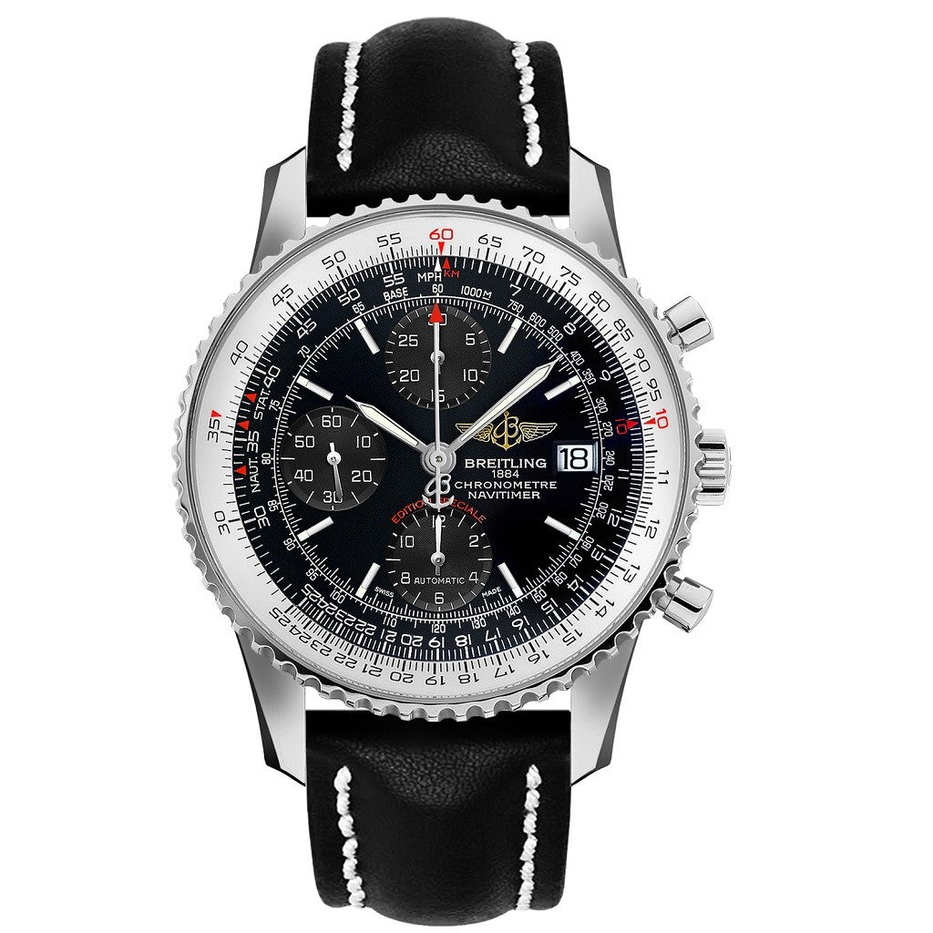 BREITLING Navitimer Automatic Stainless Steel Black Dial Mens Watch A1332412/BF27 435X