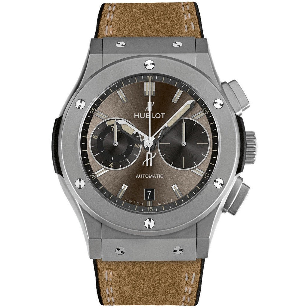 HUBLOT Classic Fusion Chukker Limited Edition Titanium Grey Dial Unisex Watch 537.NI.7417.VR