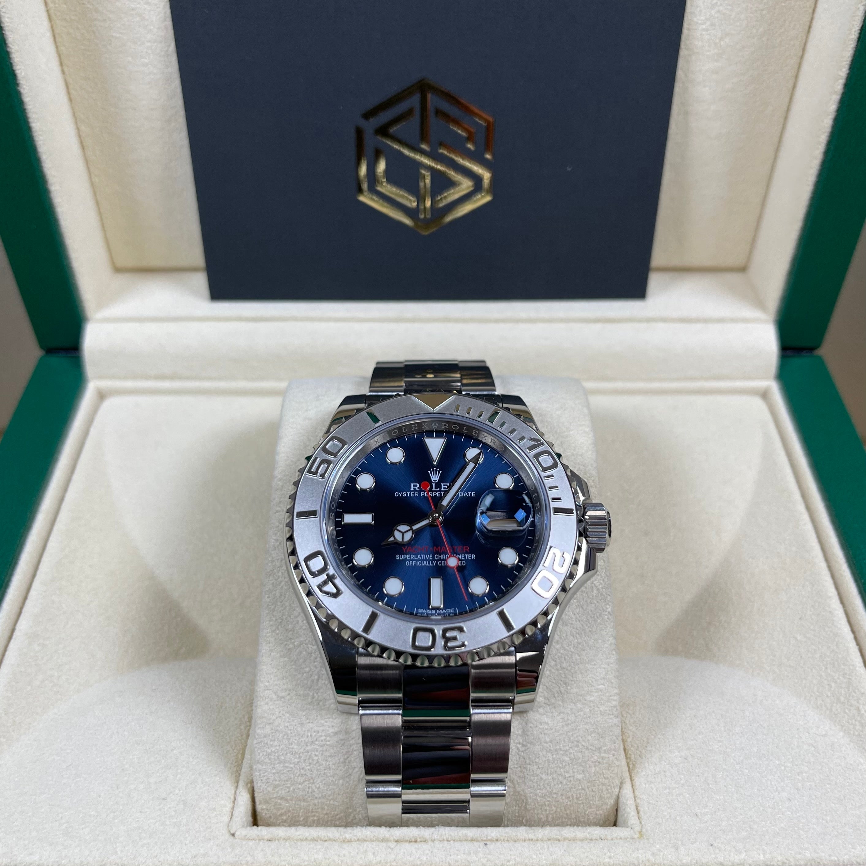 Rolex Yacht Master 40 116622 Blue Dial 2019 Discontinued Full Set Watch SwissTimepieces