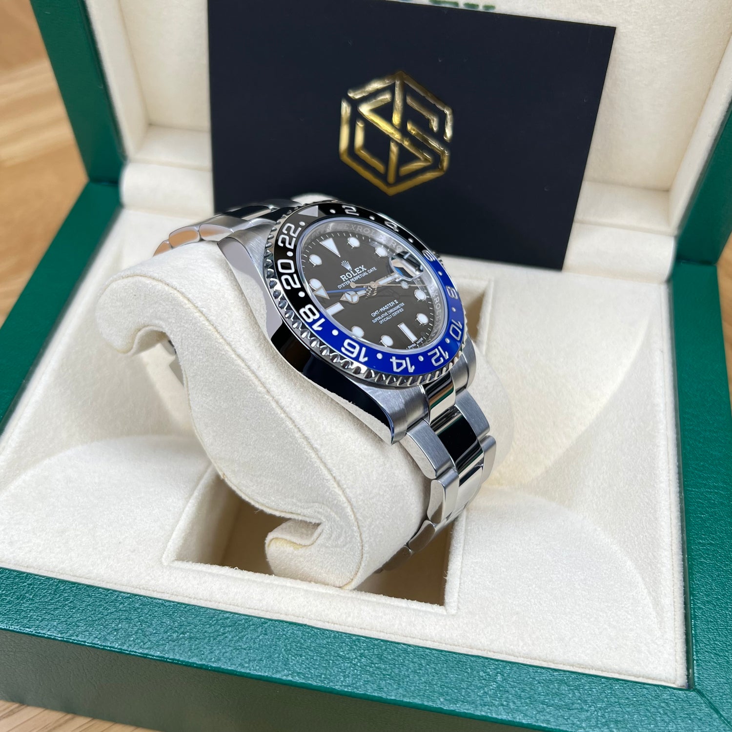 Rolex 116710BLNR GMT-Master II 'Batman' Oyster 2016 Full Set Watch - SwissTimepieces