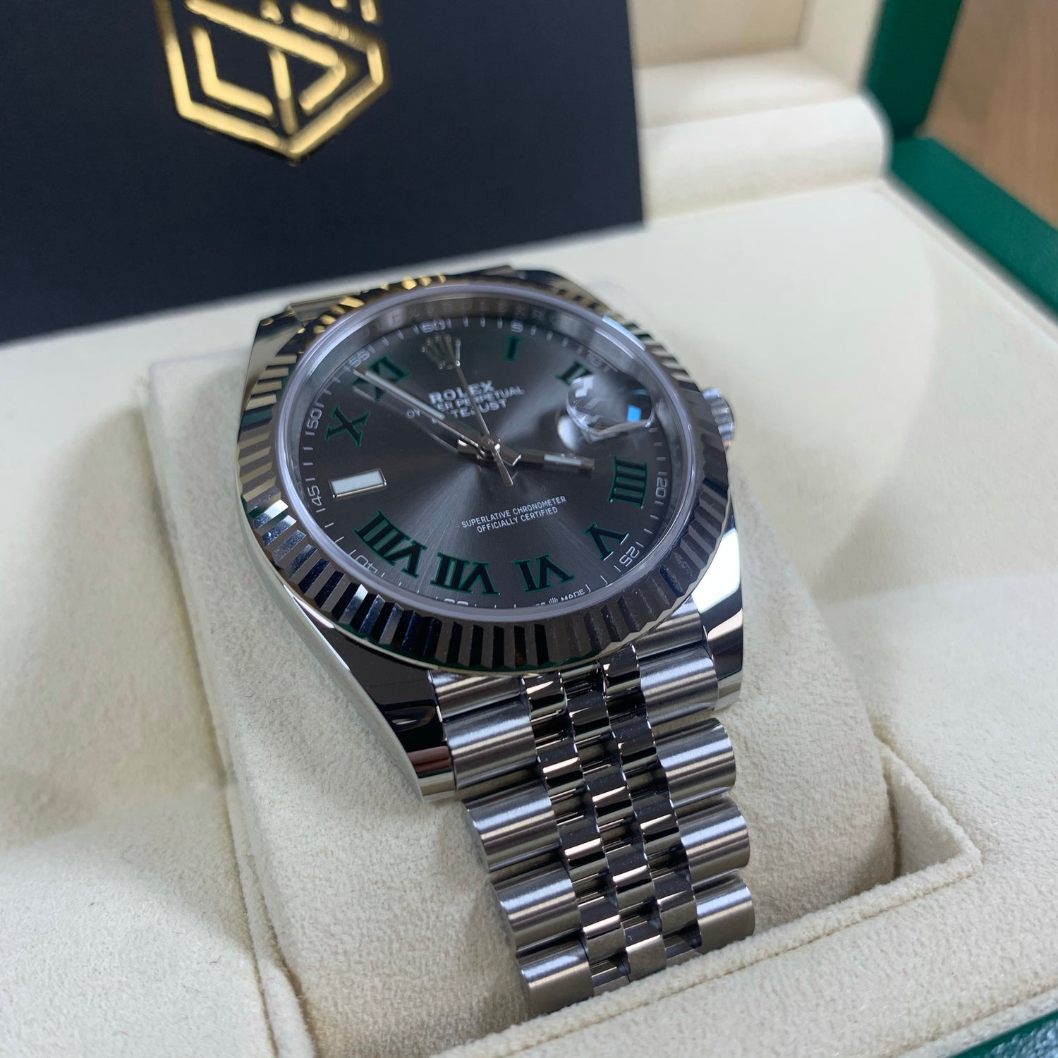 Rolex Datejust 41 126334 Wimbledon Dial Jubilee 2020 Brand New Watch