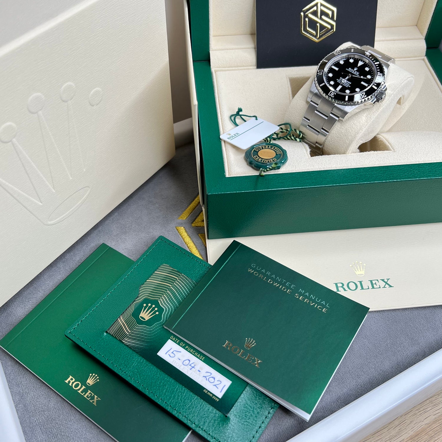 Rolex Submariner No Date 124060 Unworn 2021 Full Set Watch - SwissTimepieces