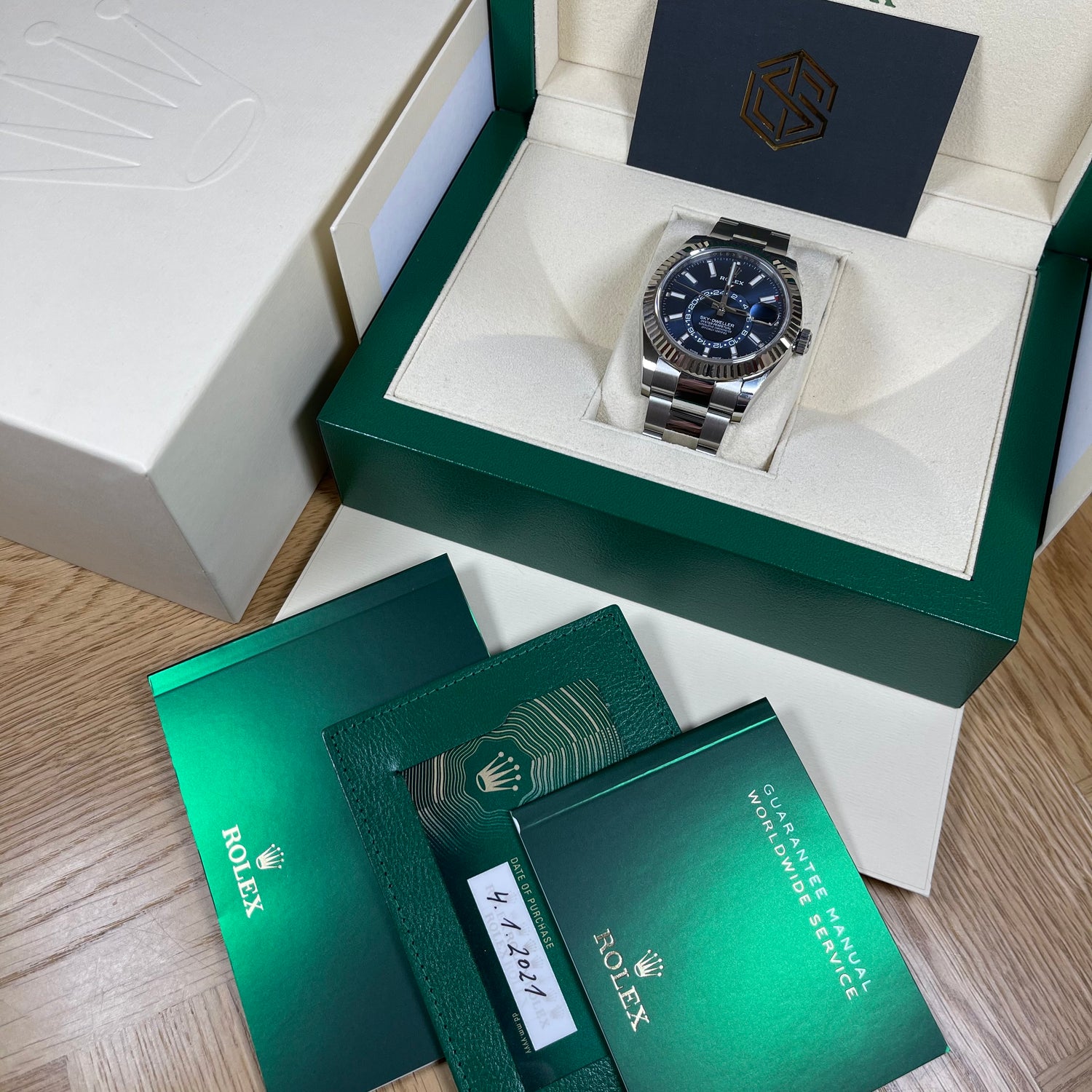 Rolex Sky Dweller Blue Dial 326934 Brand New 2021 Watch