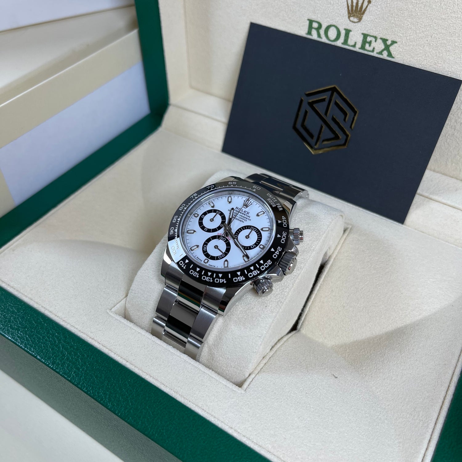 Rolex Cosmograph Daytona Ceramic White 'Panda' Dial 116500LN 2021 Brand New Watch