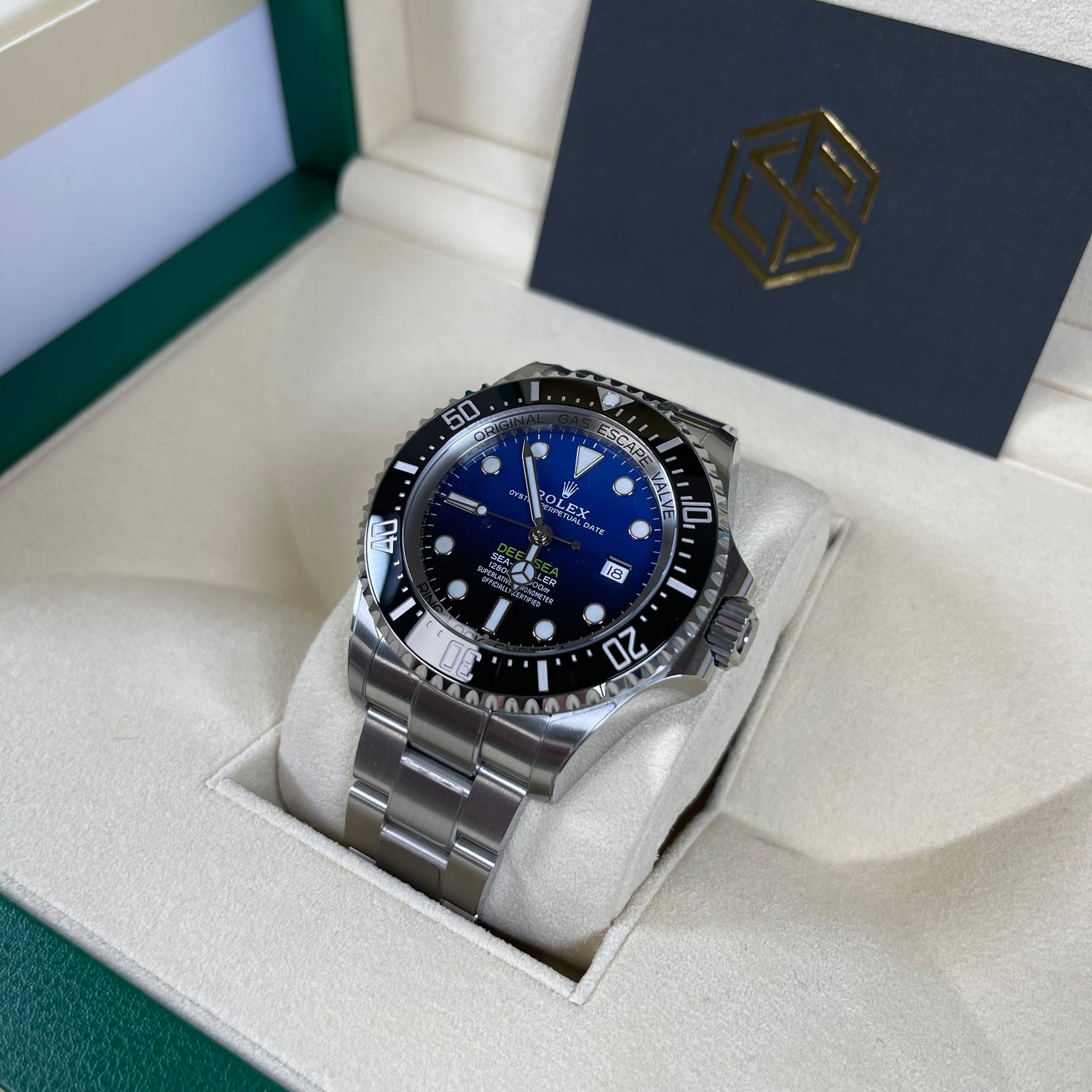 Rolex DeepSea James Cameron 126660 2019 Mint Condition Full Set Watch