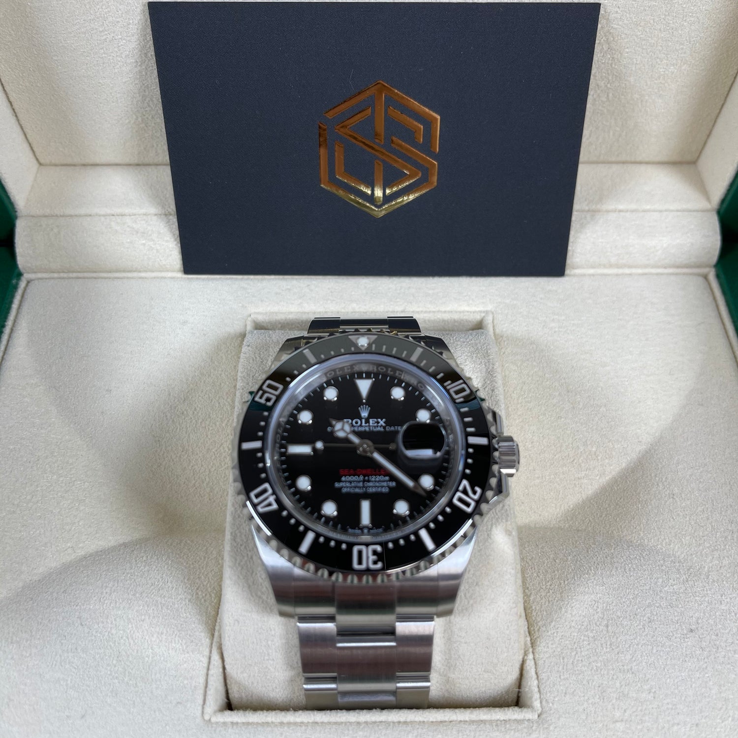 Rolex Sea-Dweller 126600 50th Anni Red Writing 2020 Full Set Watch