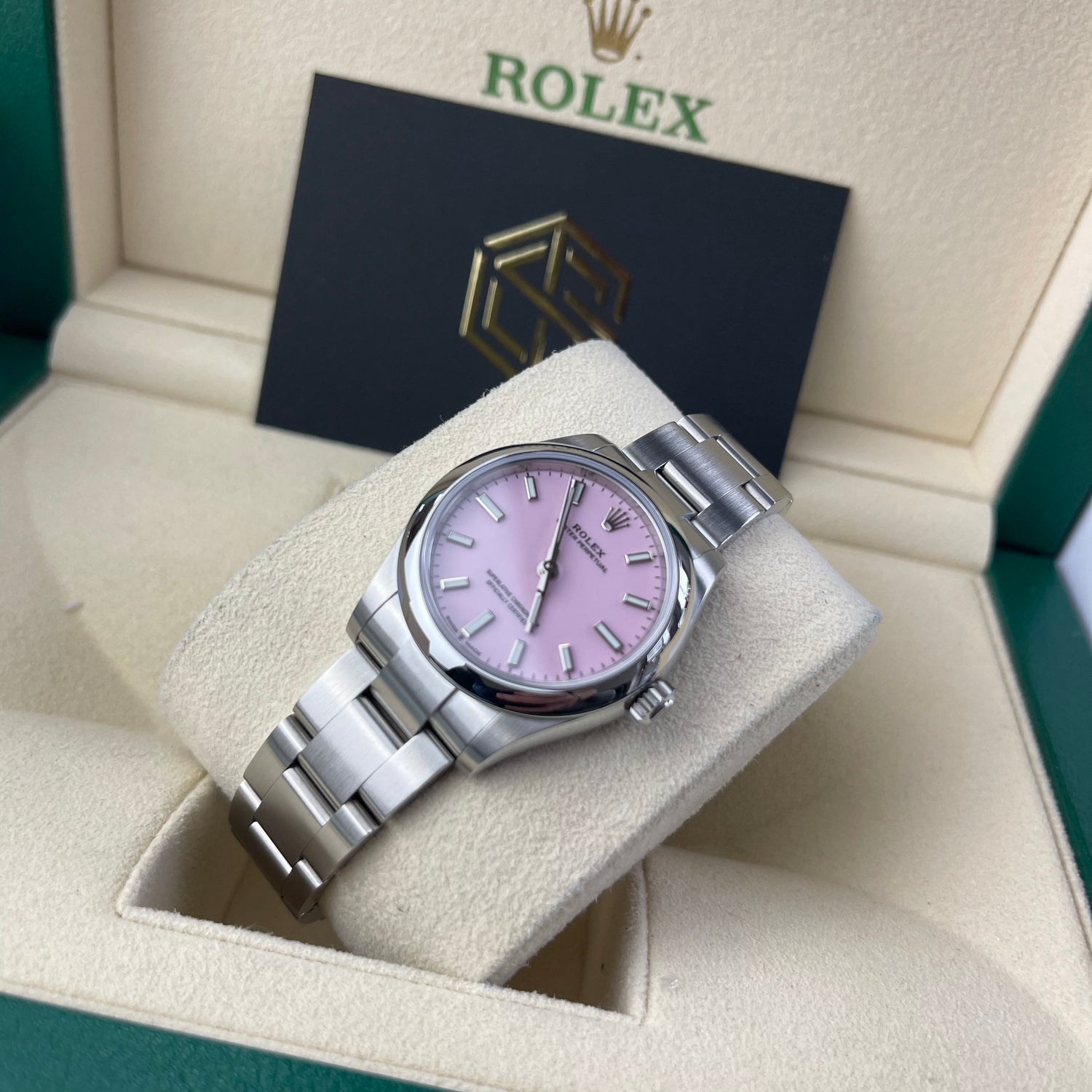 Rolex Oyster Perpetual 31 277200 Candy Pink Dial Unworn 2021 Watch