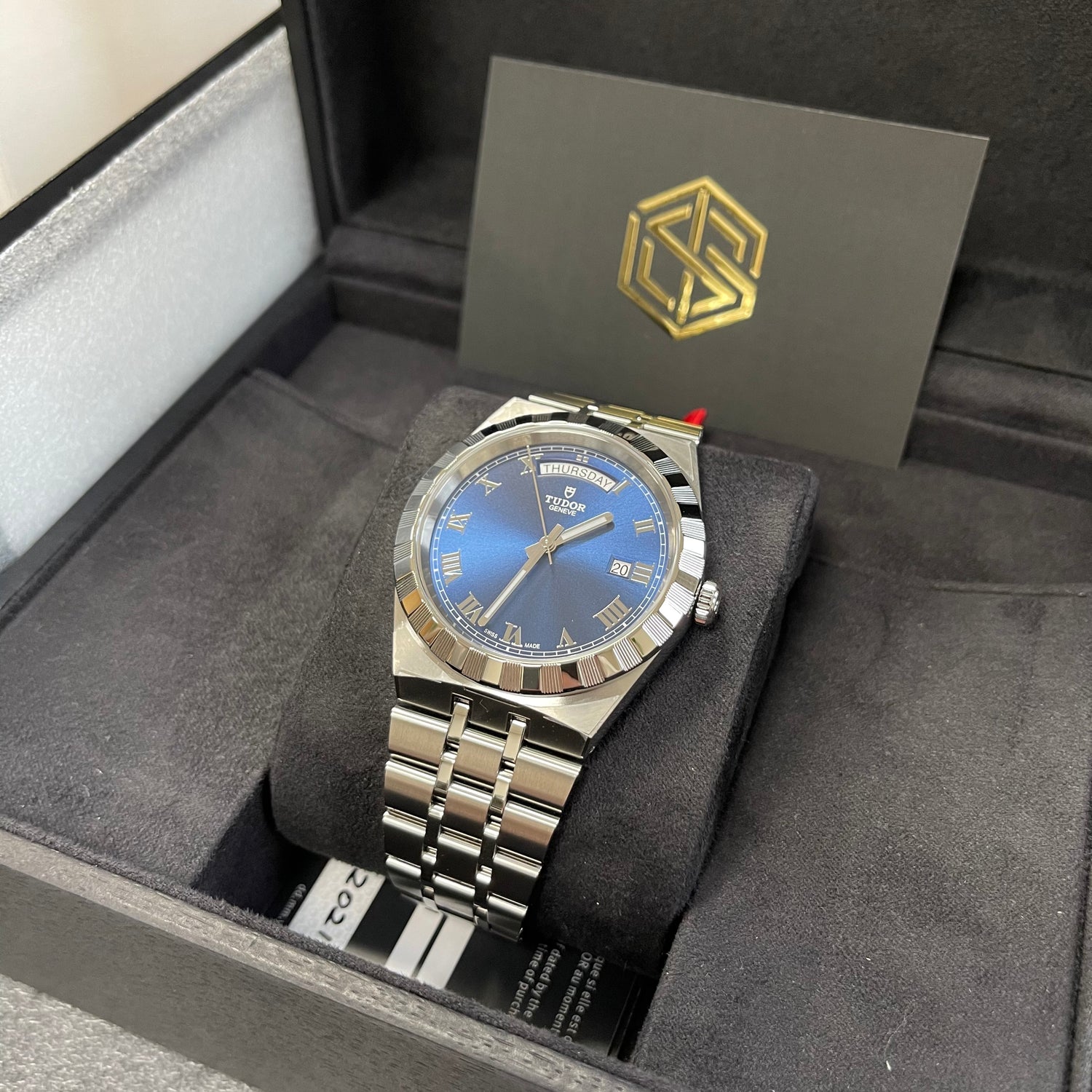 Tudor Royal Blue Dial 41mm Day & Date M28600-0005 Brand New Watch