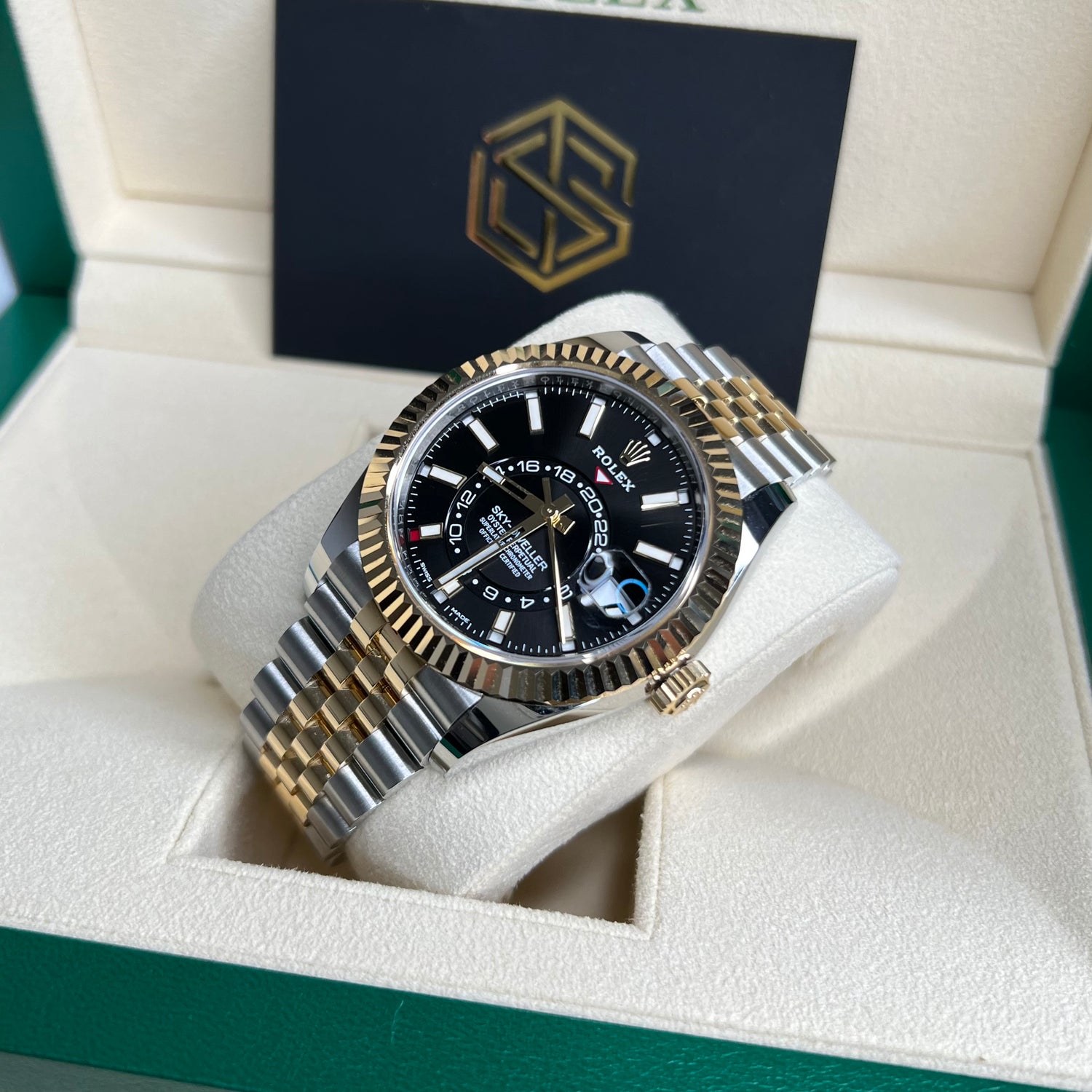 Rolex Sky-Dweller Jubilee Black Dial 326933 New Model 2021 Watch