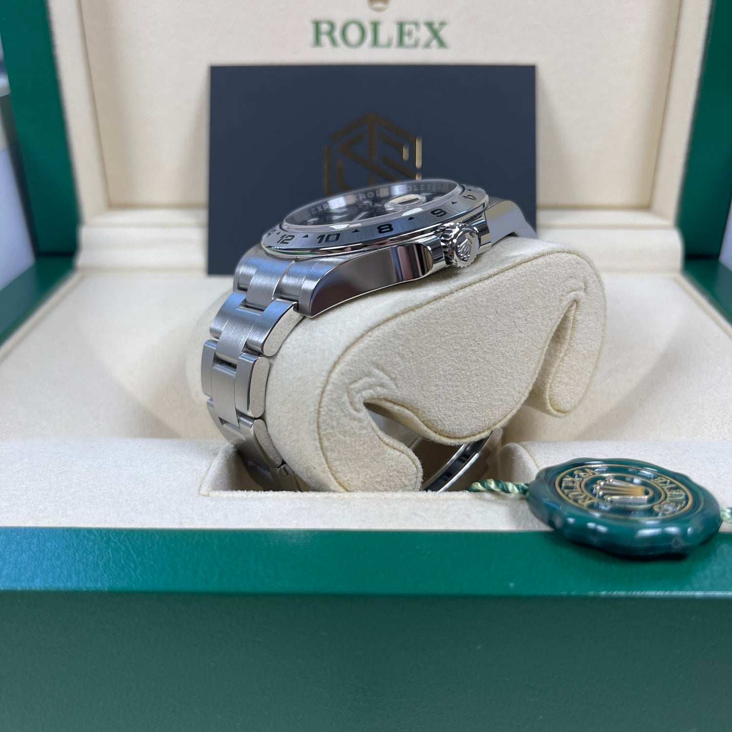 Rolex Explorer II 216570 Black Dial 2019 Excellent Condition Full Set Watch