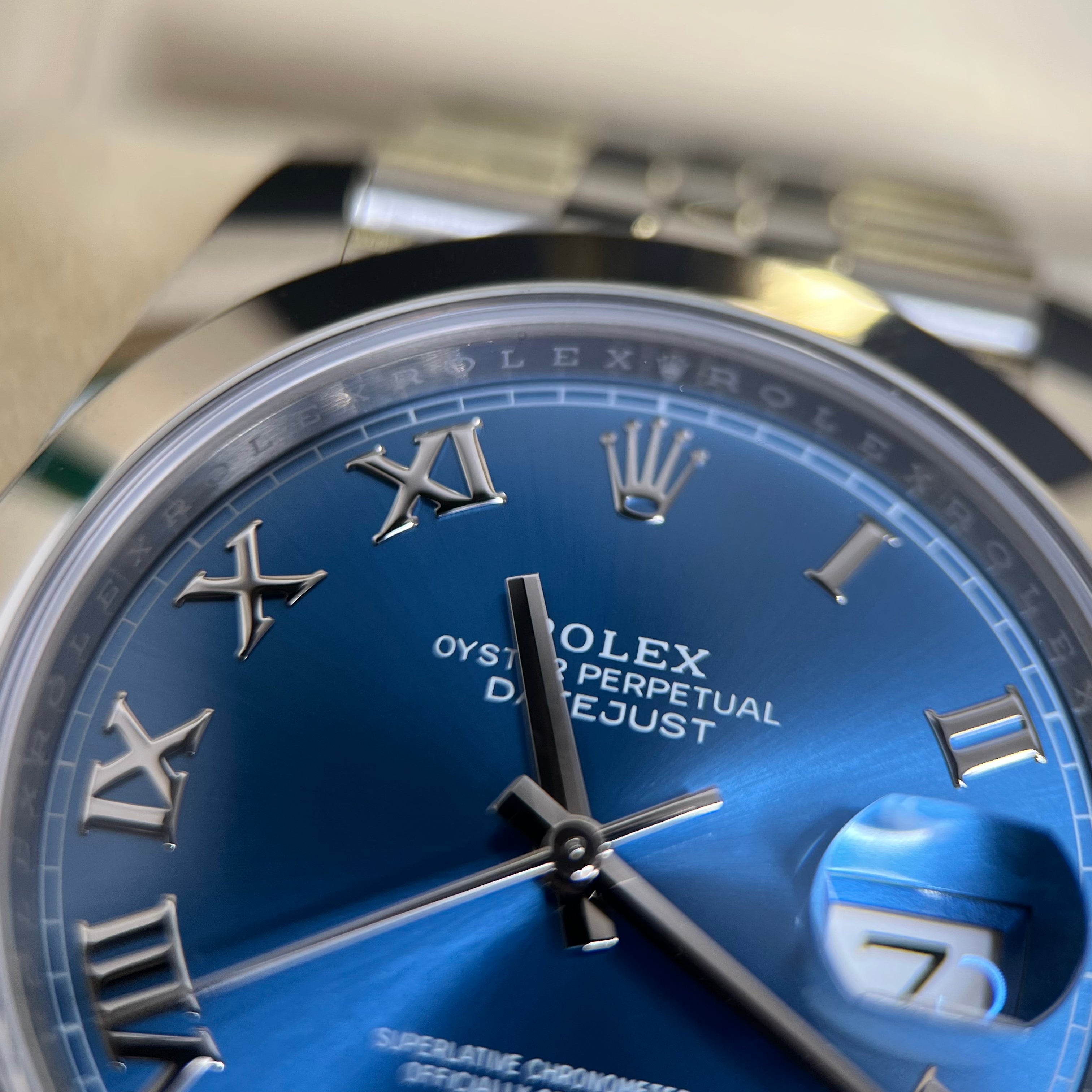 Rolex Datejust 41 126300 Azzurro Blue Dial Jubilee 2022 Unworn Watch ...