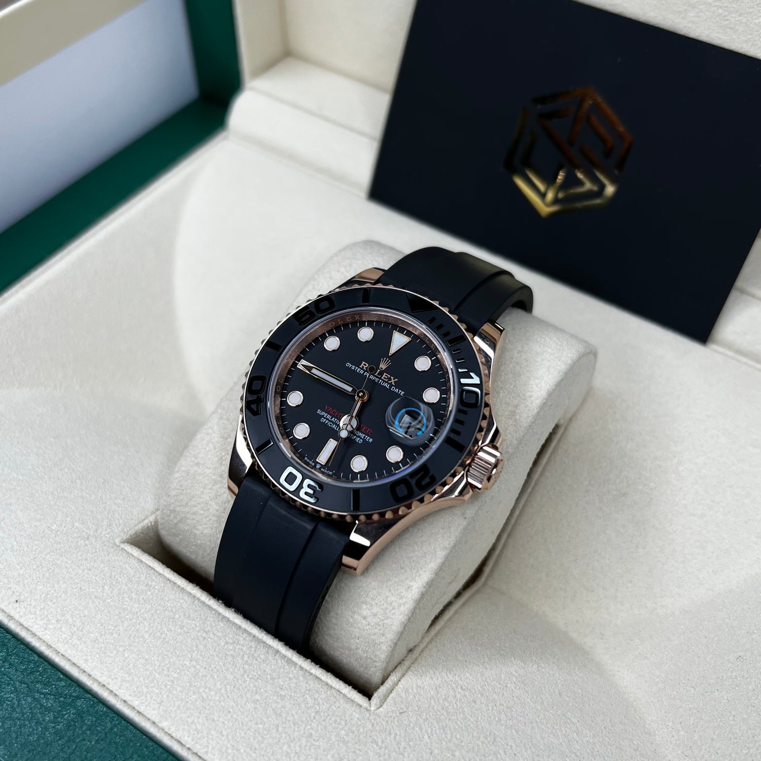 Rolex Yacht-Master 40 126655 Everose Gold Oyster Flex 2021 Watch