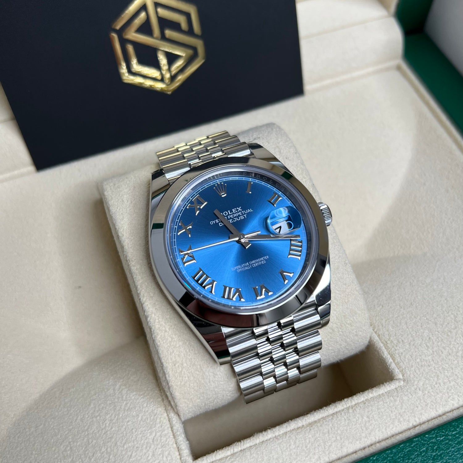 Rolex Datejust 41 126300 Azzurro Blue Dial Jubilee 2022 Unworn Watch ...