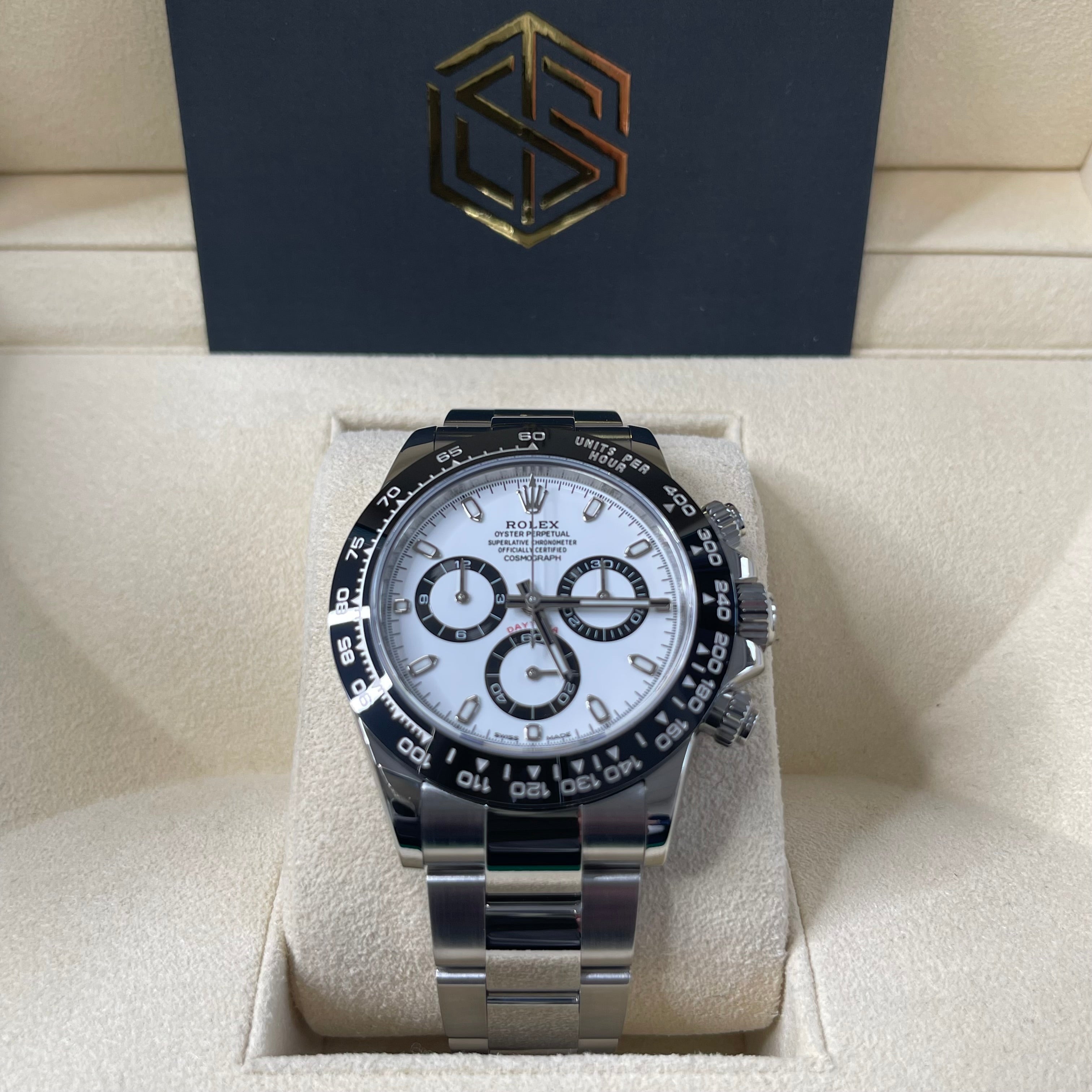 Rolex Cosmograph Daytona White Dial Panda 116500LN 2017 Watch