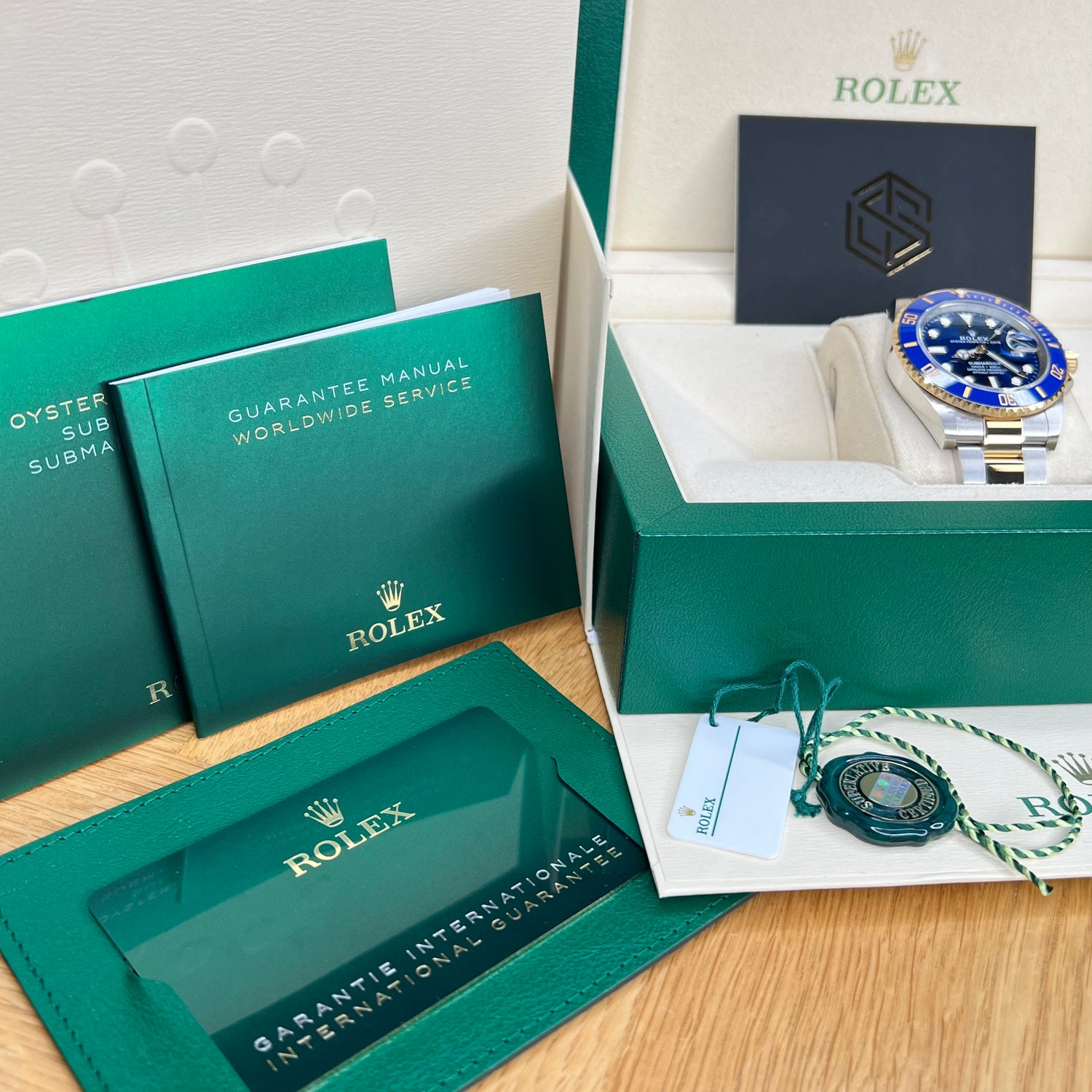 Rolex 126613LB Submariner Date 'Bluesy' 2022 Unworn Full Set Watch - SwissTimepieces