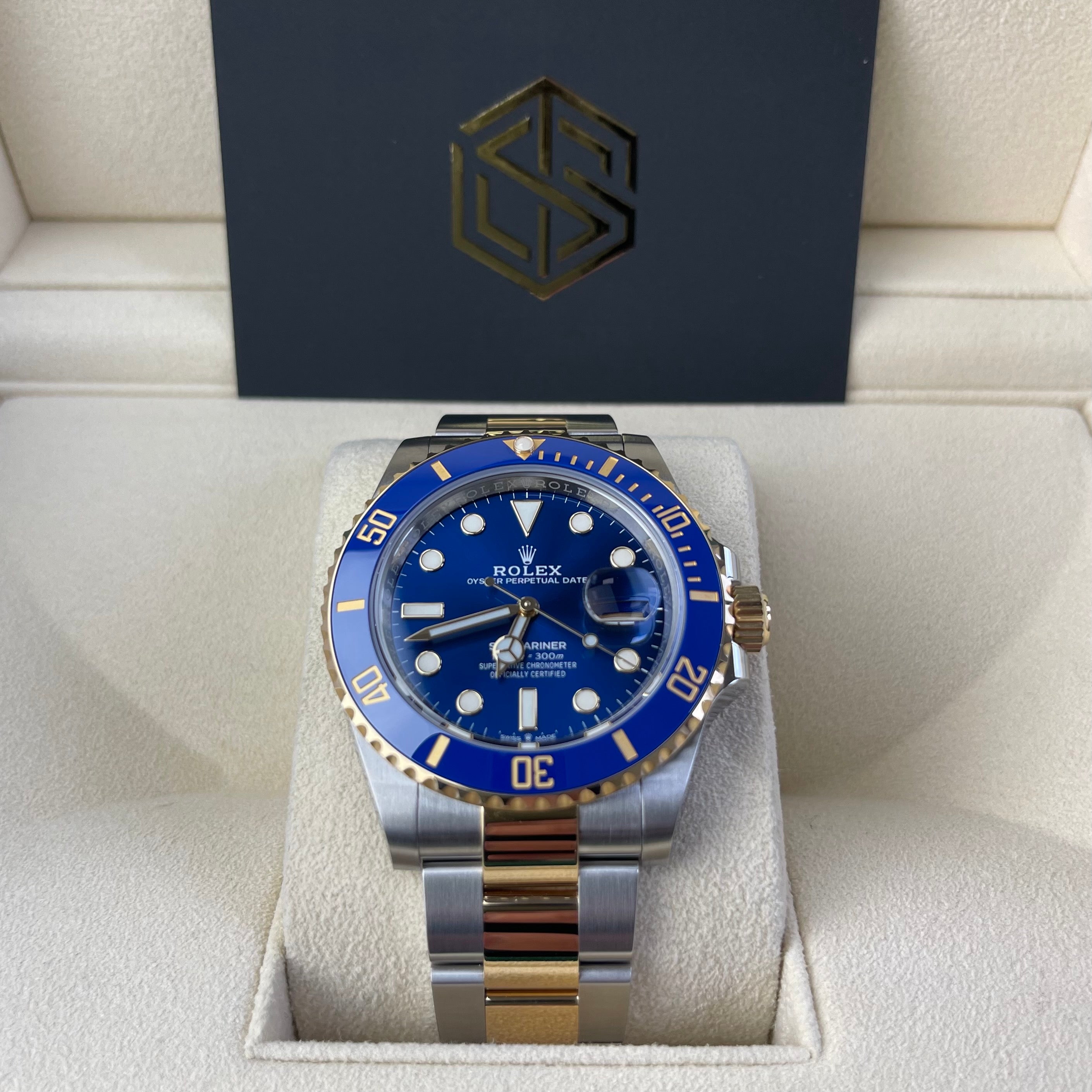 Rolex Submariner Date 126613LB Bi Metal 41mm Oct 2021 Full Set Watch SwissTimepieces