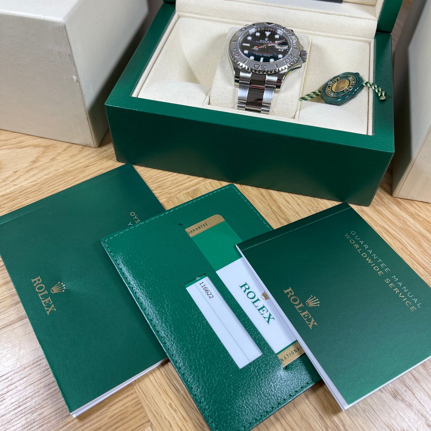 Rolex Yacht-Master 40 116622 Blue Dial 2019 Discontinued Full Set Watch