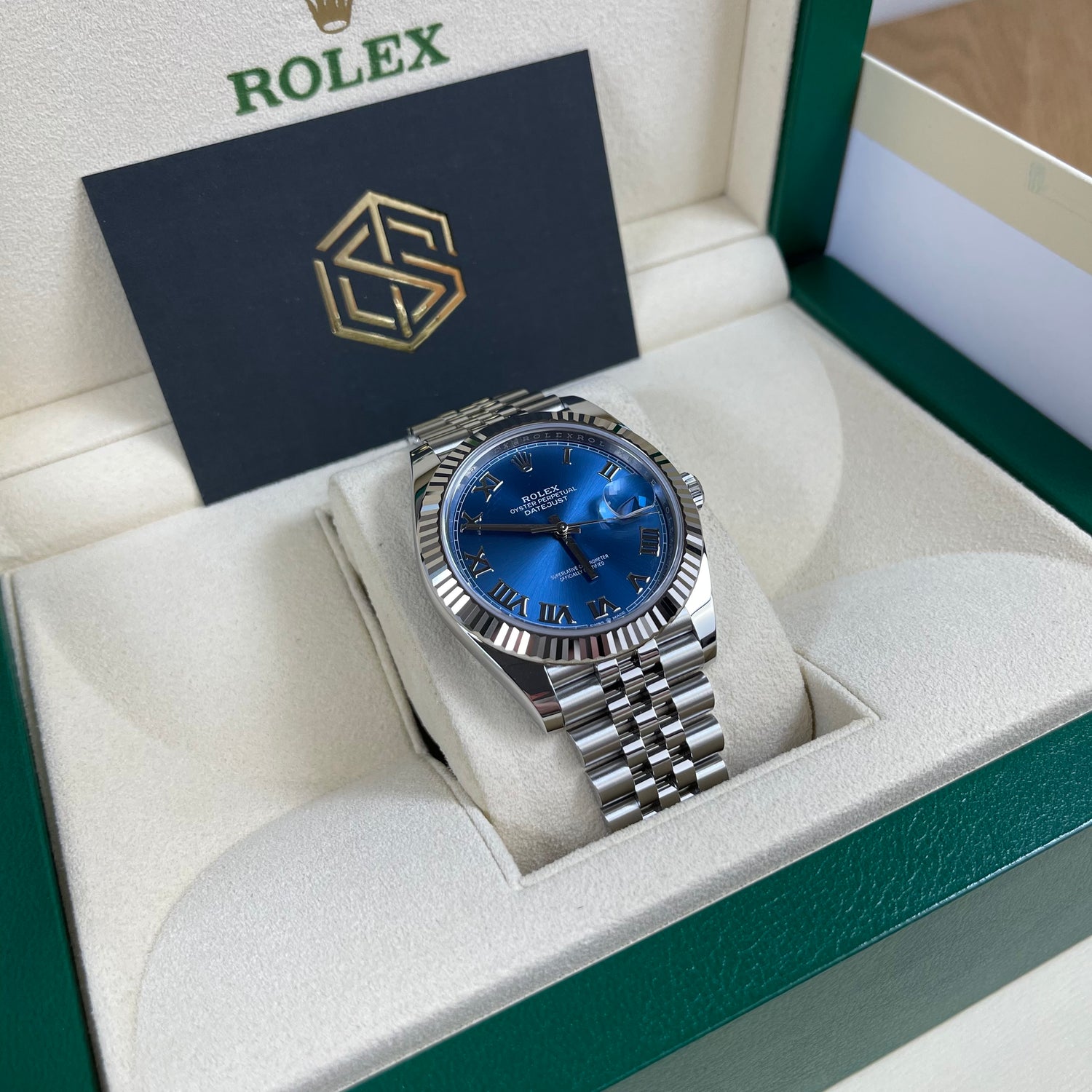 Rolex Datejust 41 126334 Azzurro Blue Dial Jubilee 2021 Unworn New Watch