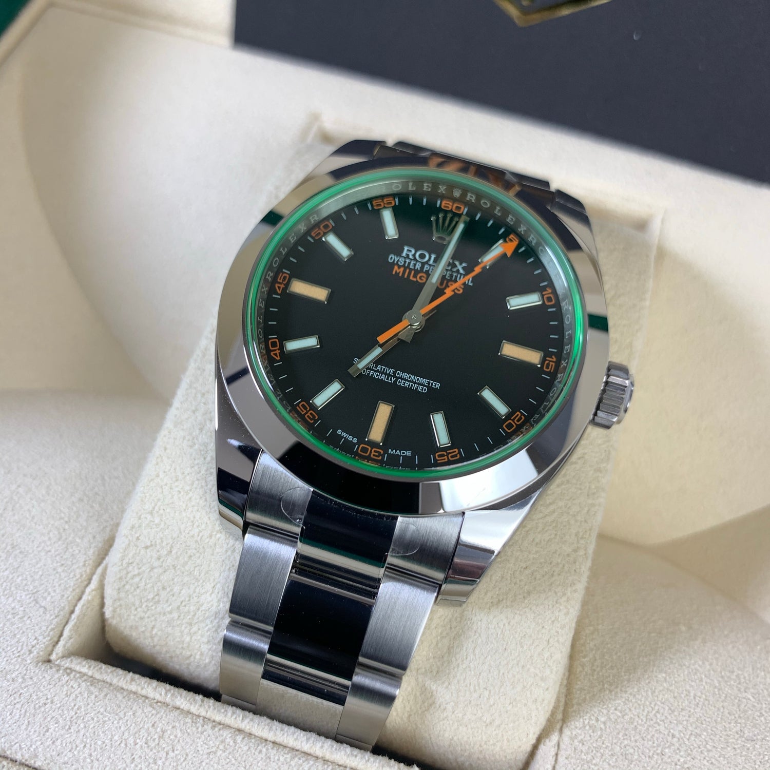 Rolex Milgauss 116400GV 2020 Brand New Full Set Watch