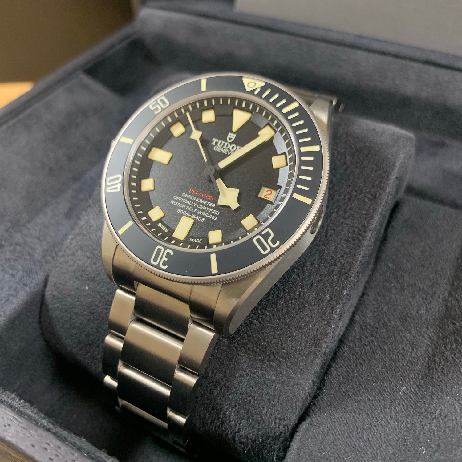 Tudor Pelagos Black LHD M25610TNL-0001 42mm Titanium Watch