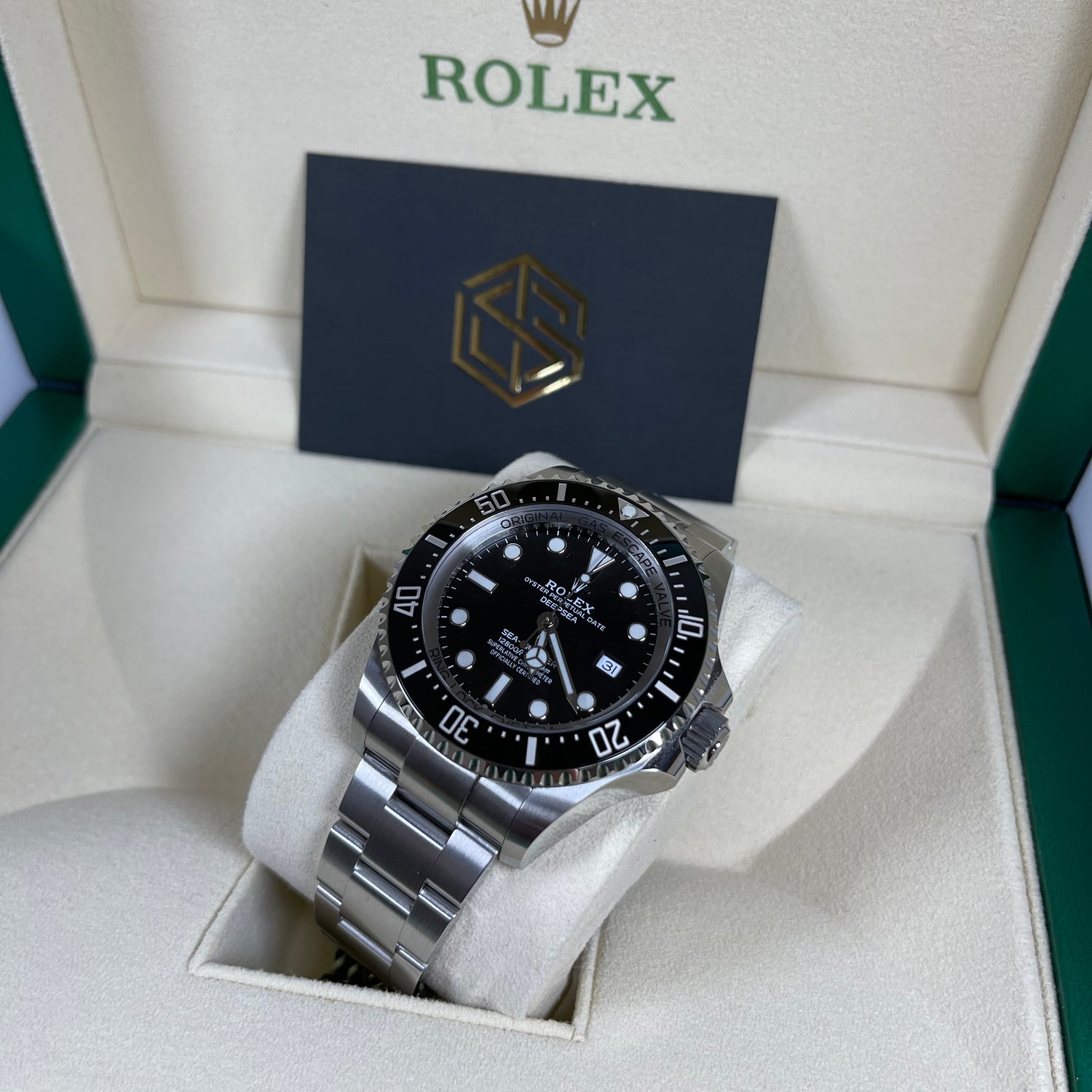 Rolex DeepSea Black Dial 44mm 126660 2020 Brand New Full Set Watch