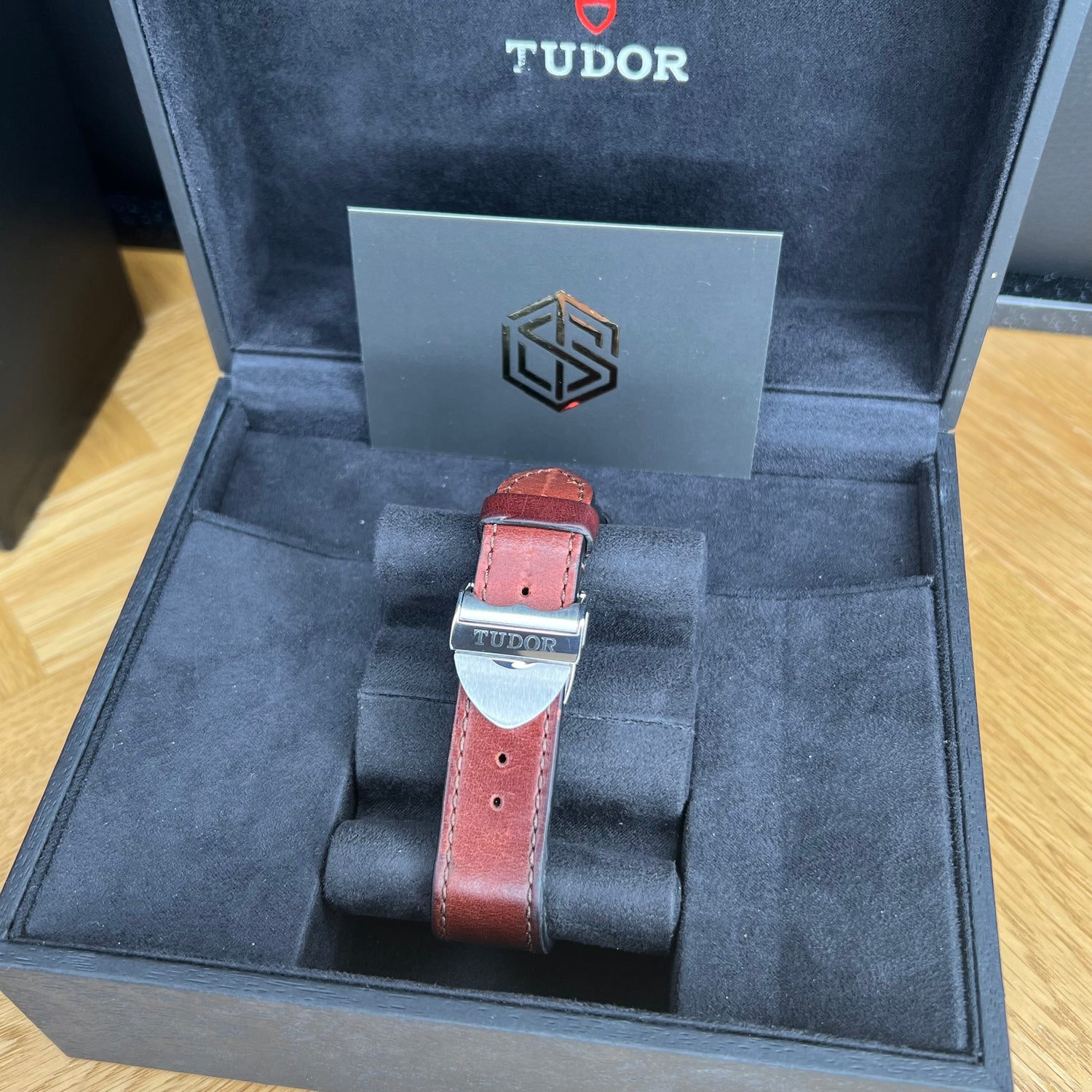 Tudor Black Bay GMT Pepsi 79830RB Leather Strap 2021 Full Set Watch - SwissTimepieces