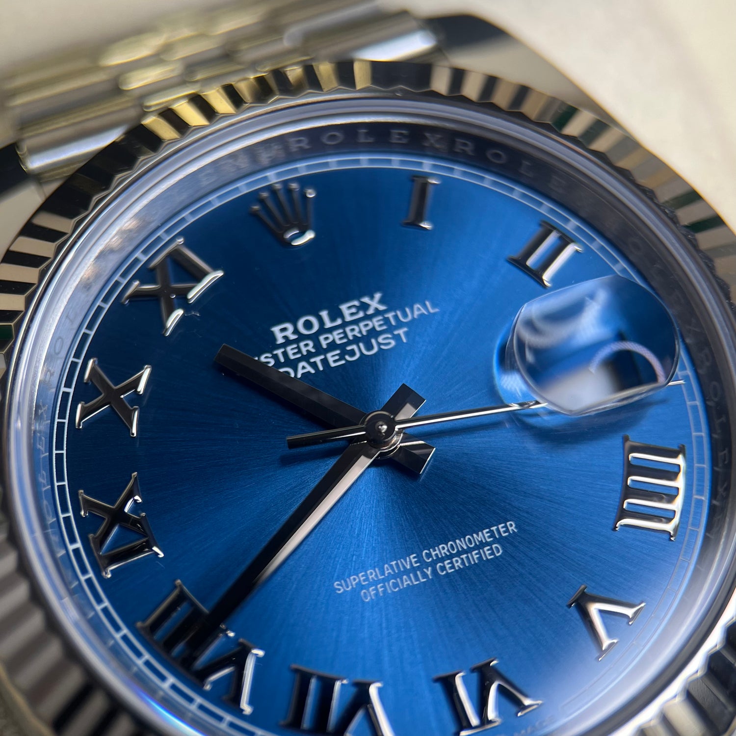 Rolex Datejust 41 126334 Azzurro Blue Dial Jubilee 2021 Full Set Watch ...