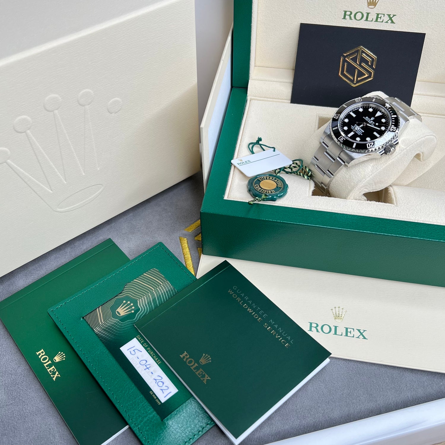 Rolex Submariner No Date 124060 Unworn 2021 Full Set Watch - SwissTimepieces