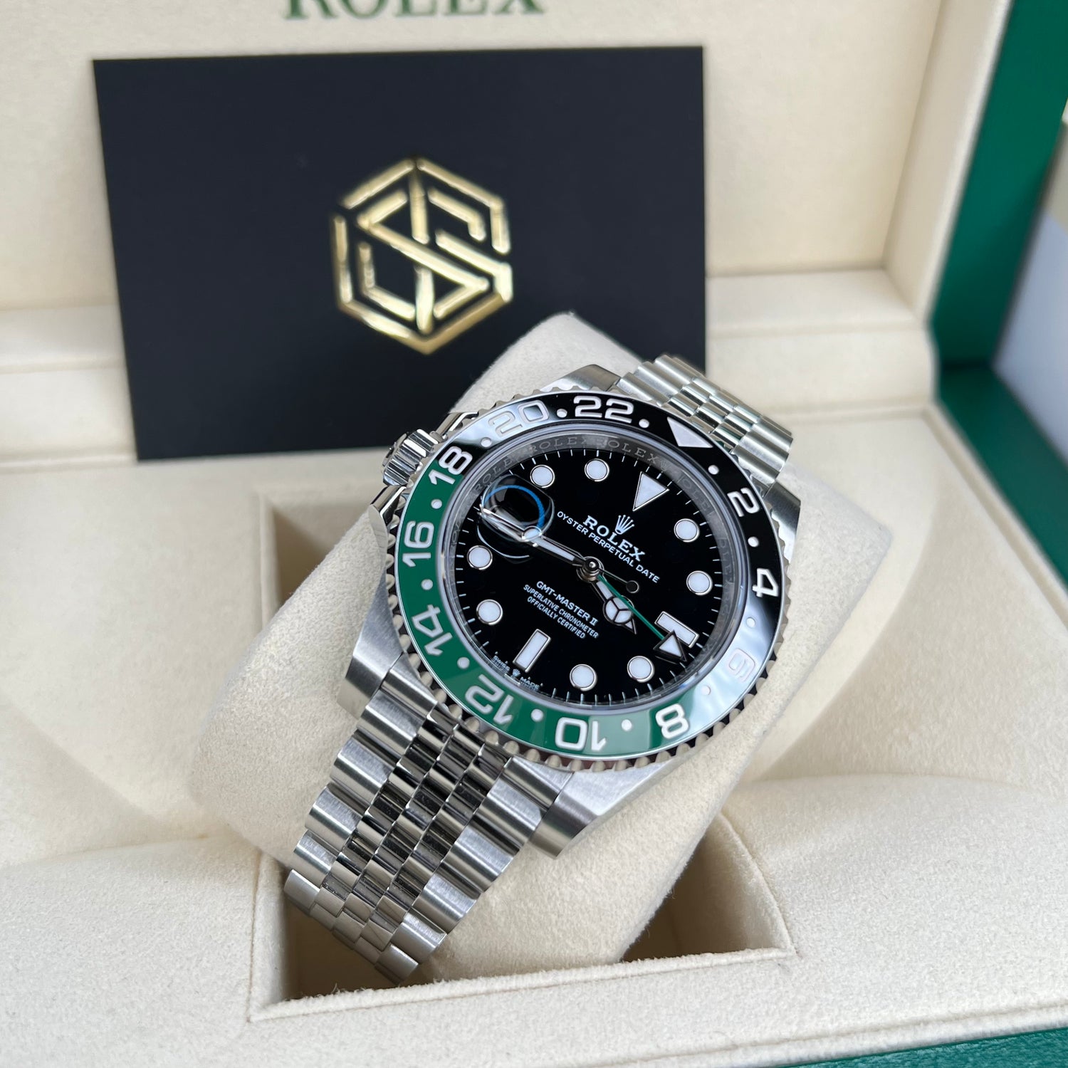 Rolex 126720VTNR GMT-Master II 'Sprite' Jubilee Bracelet 2023 Unworn Watch - SwissTimepieces