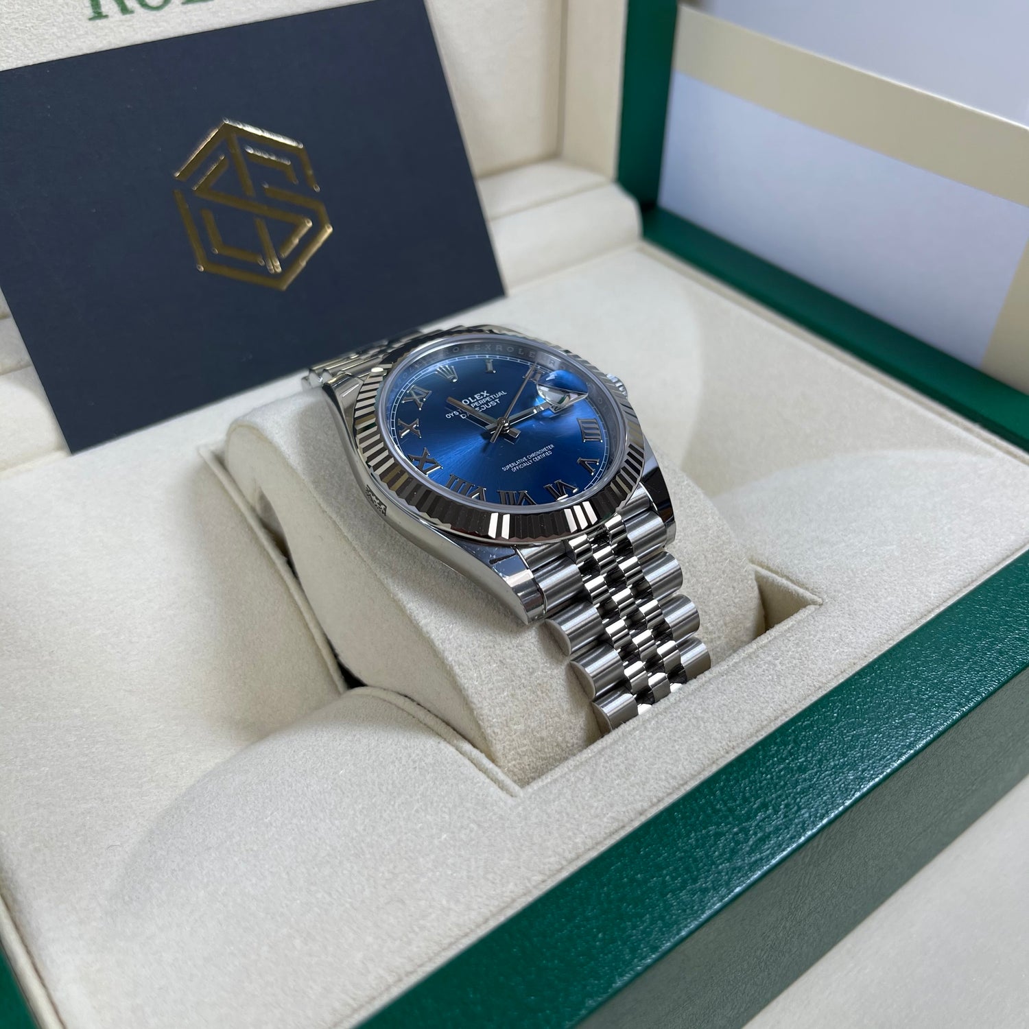 Rolex Datejust 41 126334 Azzurro Blue Dial Jubilee 2021 Brand New Watch