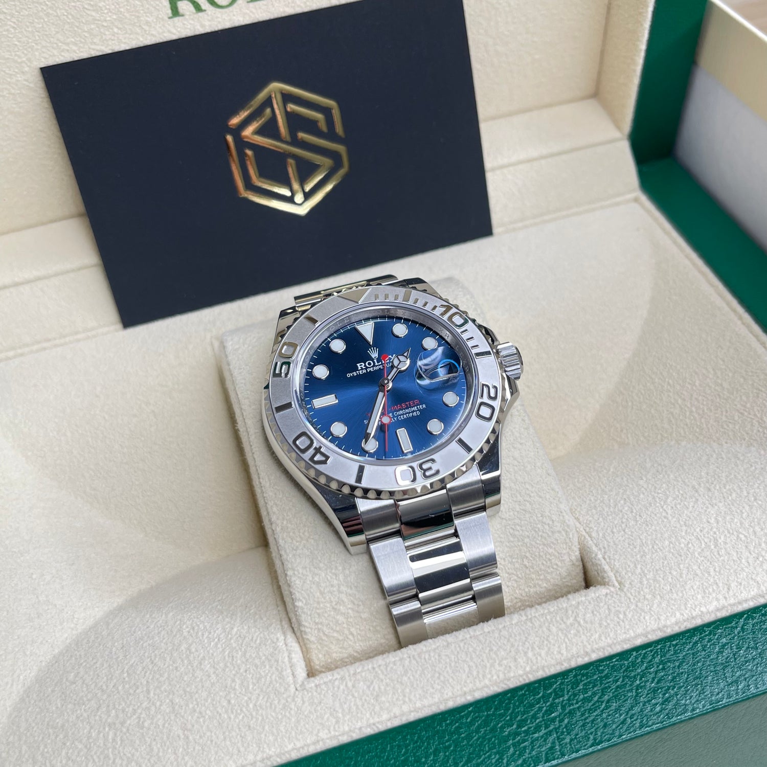 Rolex Yacht-Master 40 126622 Blue Dial 2021 Unworn Full Set Watch