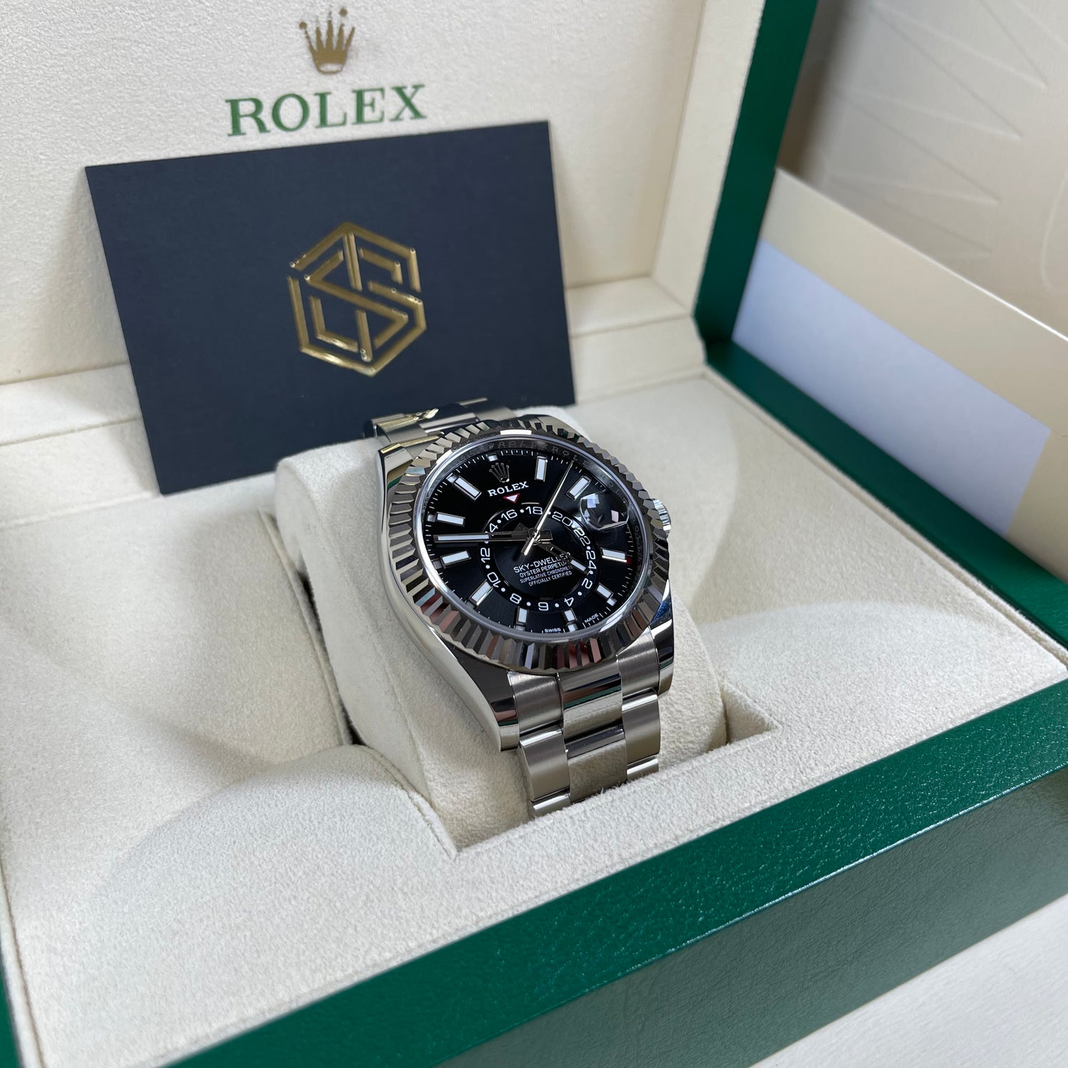 Rolex Sky-Dweller Black Dial 326934 Brand New 2021 Watch