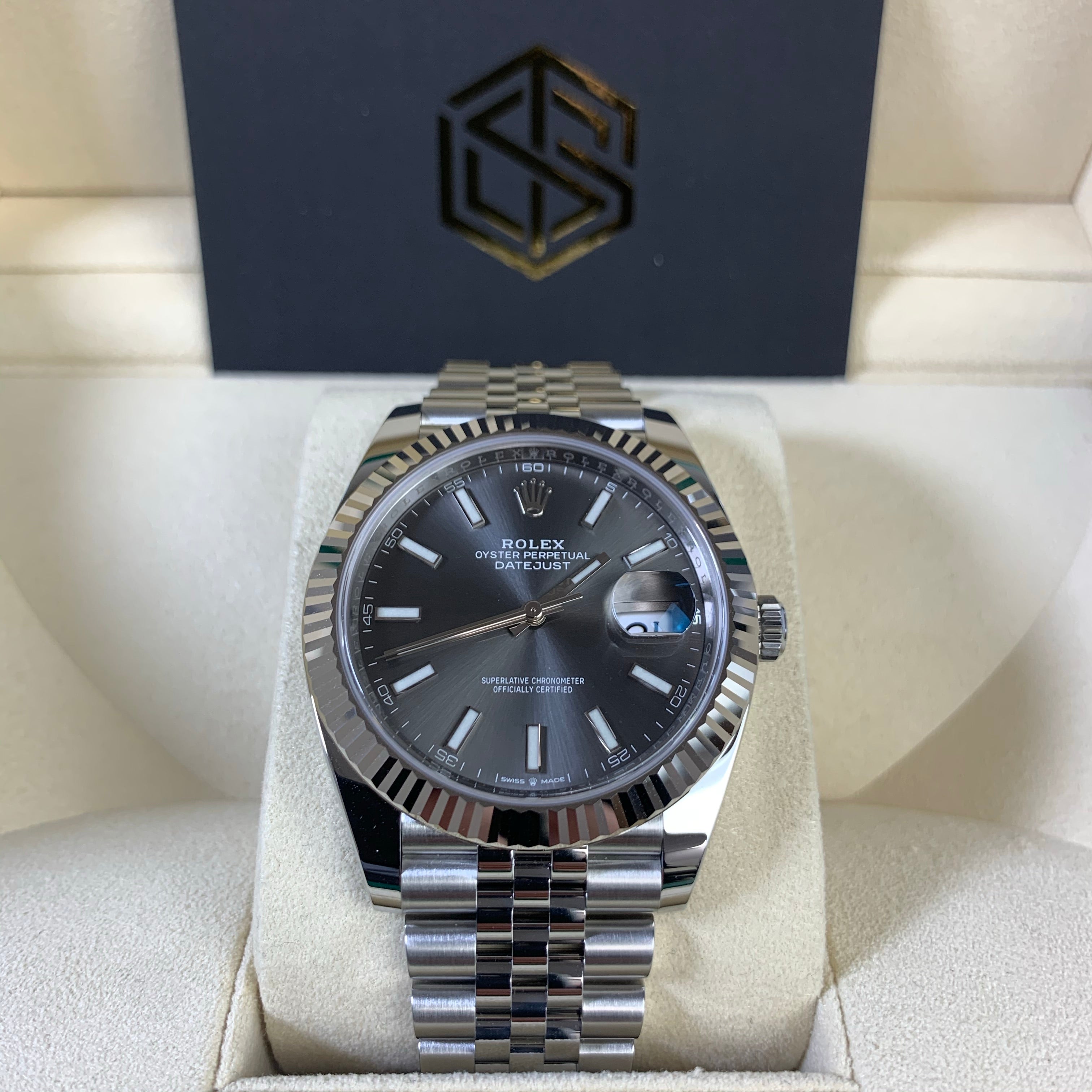 Datejust 41 jubilee online rhodium