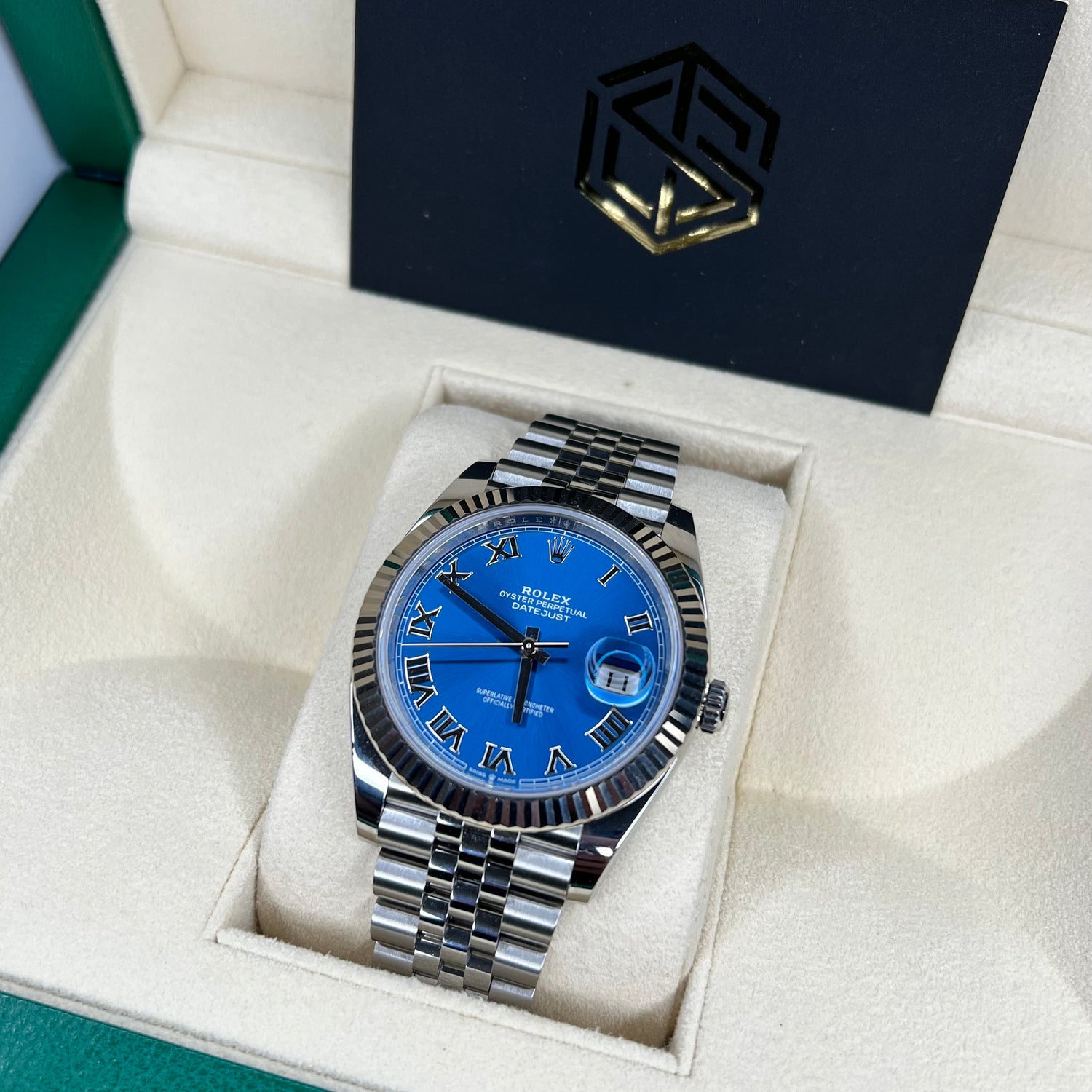 Rolex Datejust 41 126334 Azzurro Blue Dial Jubilee 2021 Unworn Watch