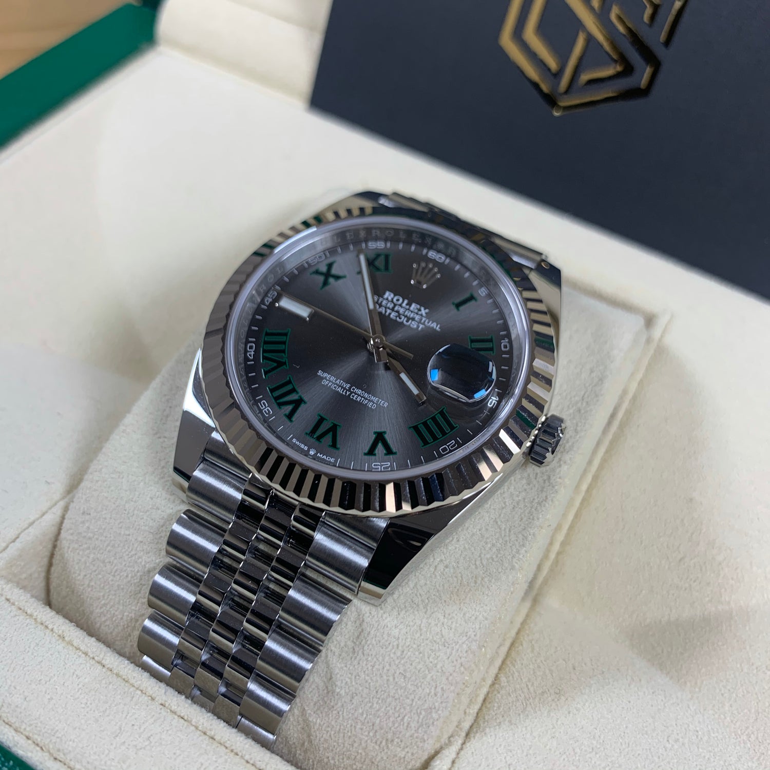 Rolex Datejust 41 126334 Wimbledon Dial Jubilee 2020 Brand New Watch